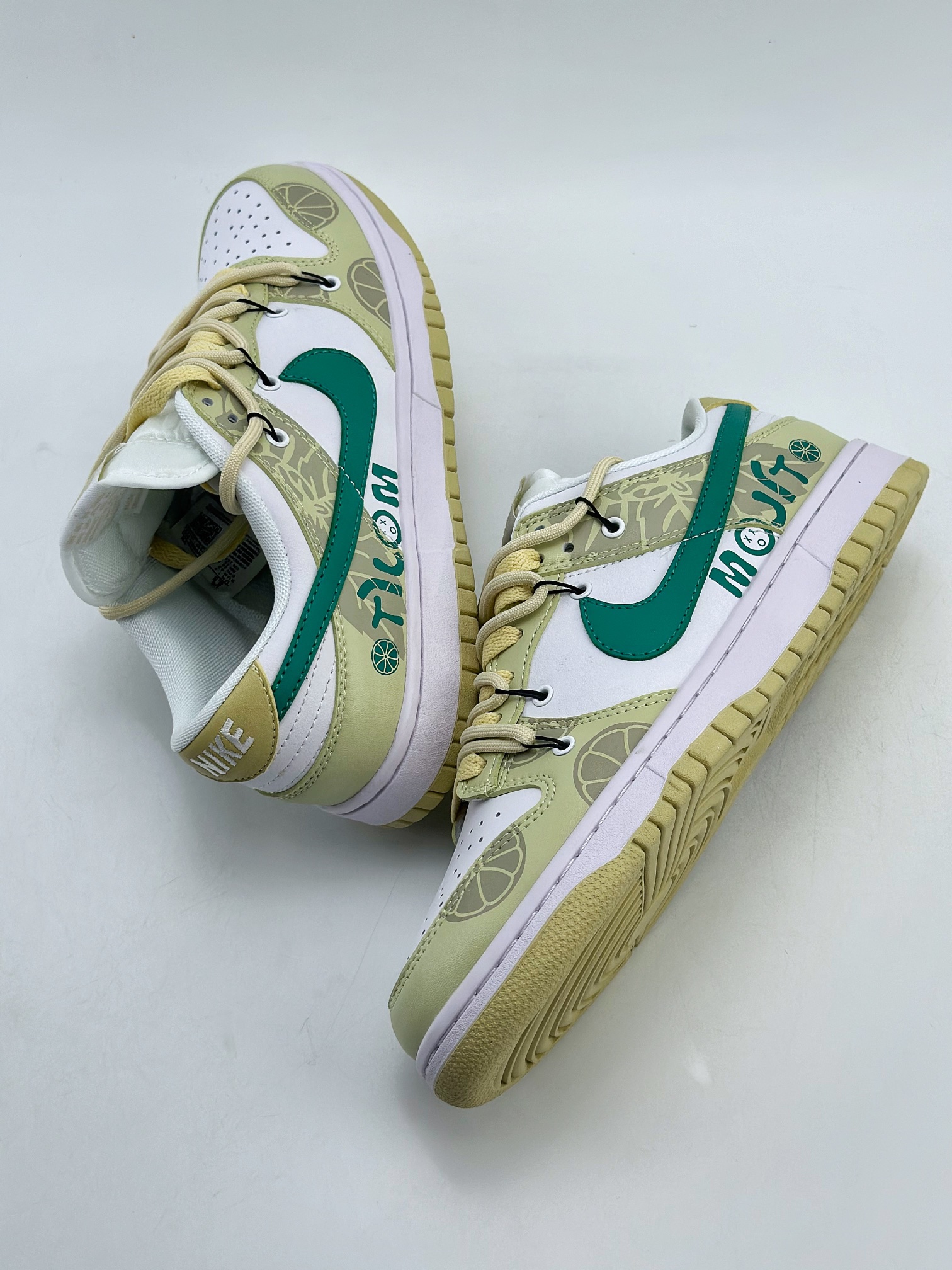 NIKE SB Dunk Low 酒鬼 柠檬莫吉托 白黄 DV0833-100