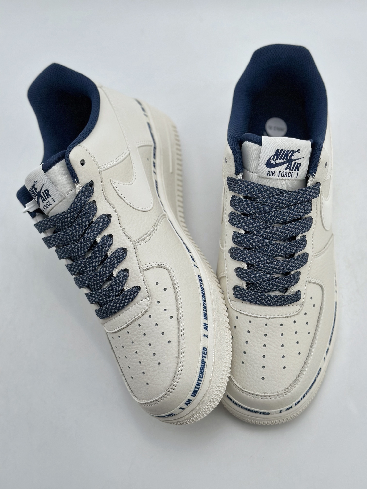 200 Nike Air Force 1 Low 07 x Uninterrupted "MORE THAN" 白蓝签名涂鸦3M NU6602-301