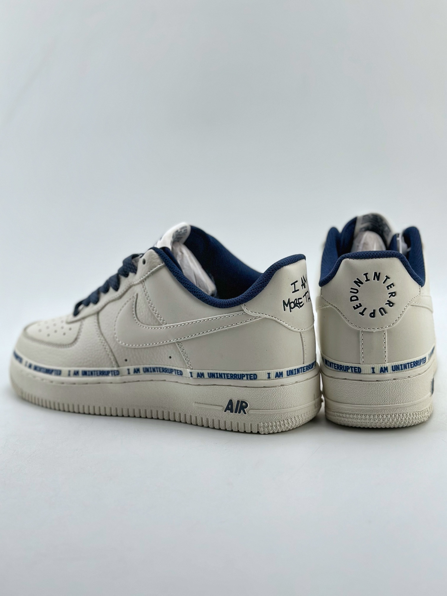 200 Nike Air Force 1 Low 07 x Uninterrupted "MORE THAN" 白蓝签名涂鸦3M NU6602-301