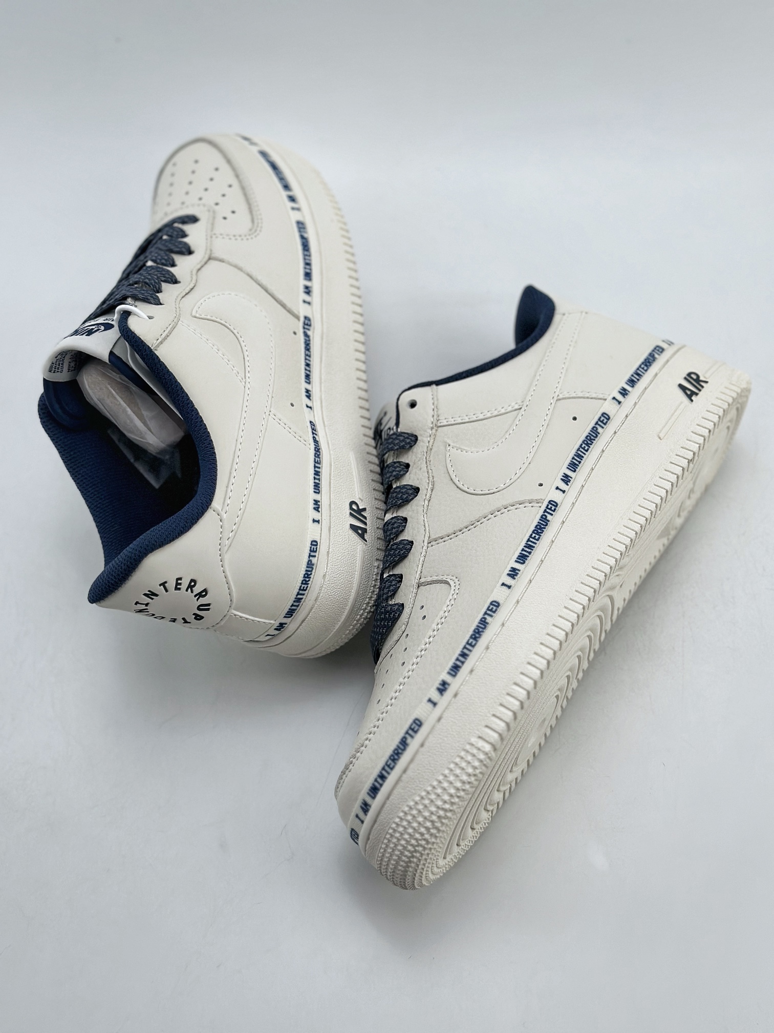 200 Nike Air Force 1 Low 07 x Uninterrupted "MORE THAN" 白蓝签名涂鸦3M NU6602-301