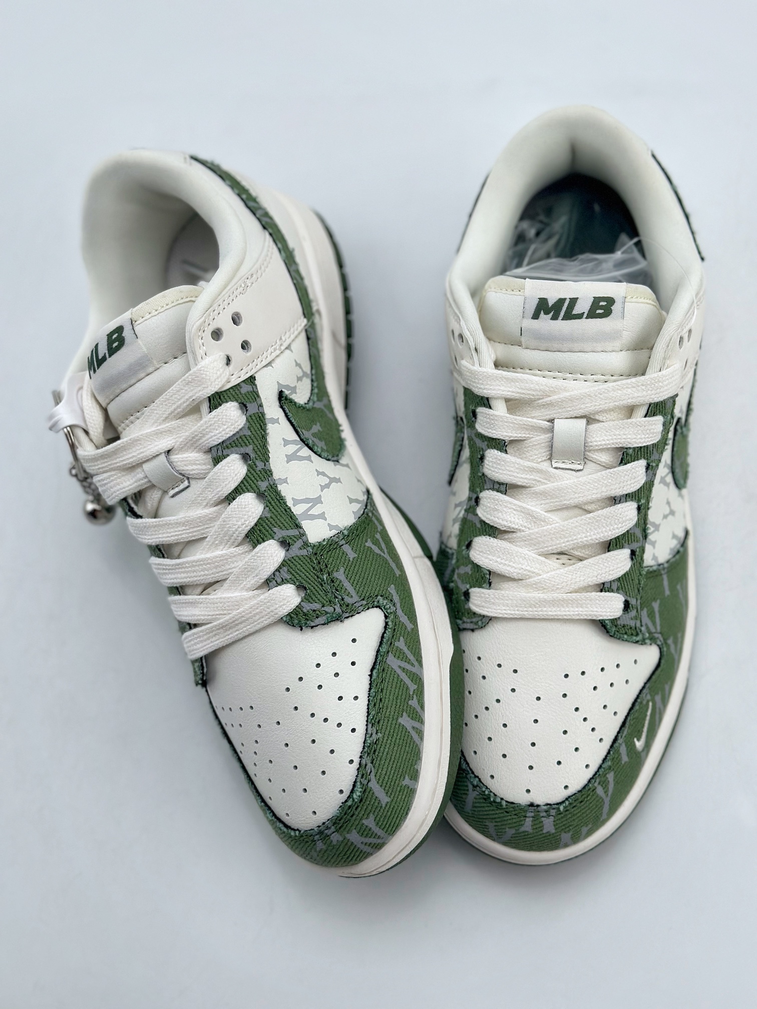 280 Nike SB Dunk Low x MLB 白黄牛仔印花 DQ1098-345