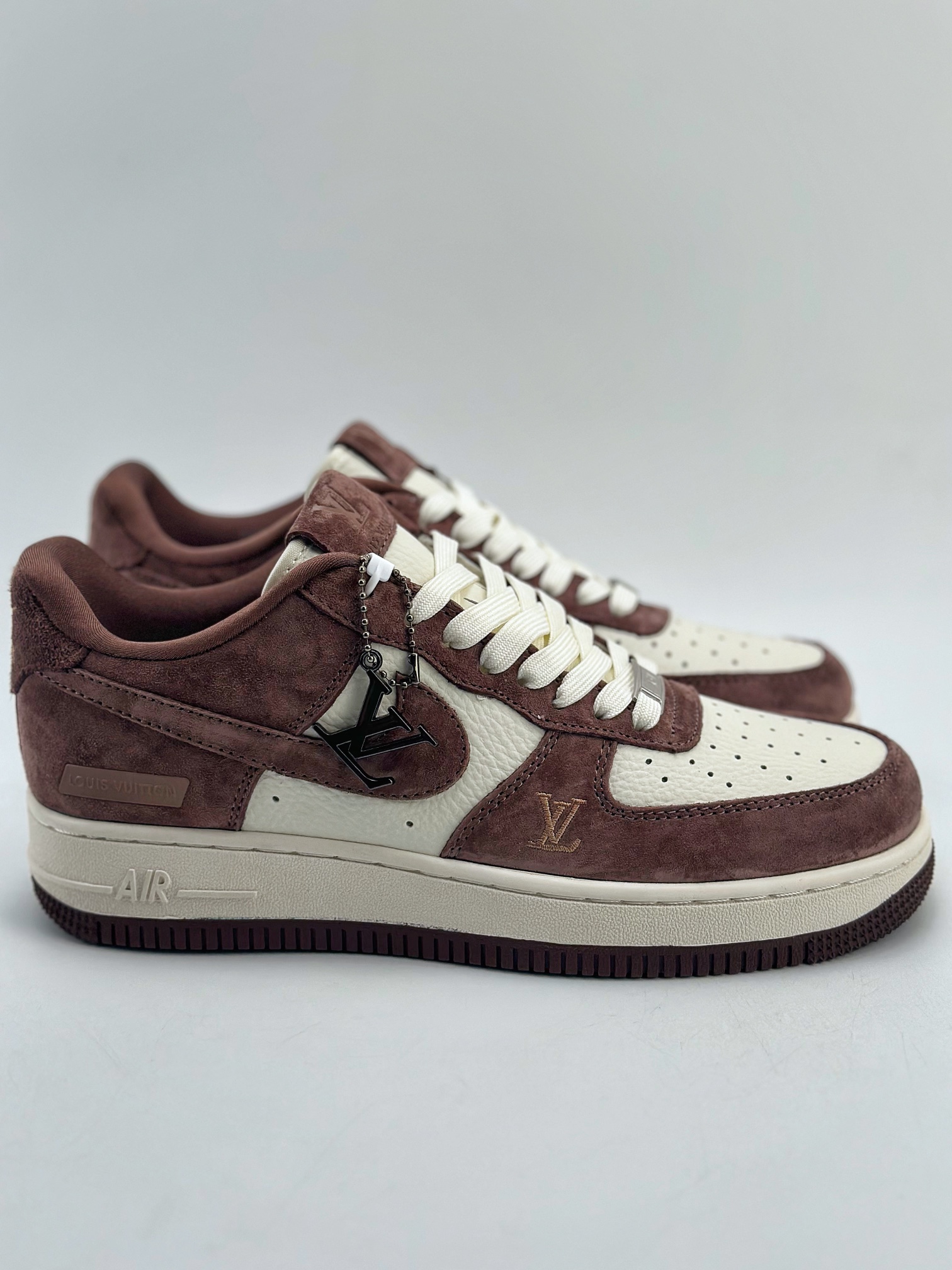 260 Nike Air Force 1 Low 07 x Louis Vuitton 白棕翻毛 HD1968-022