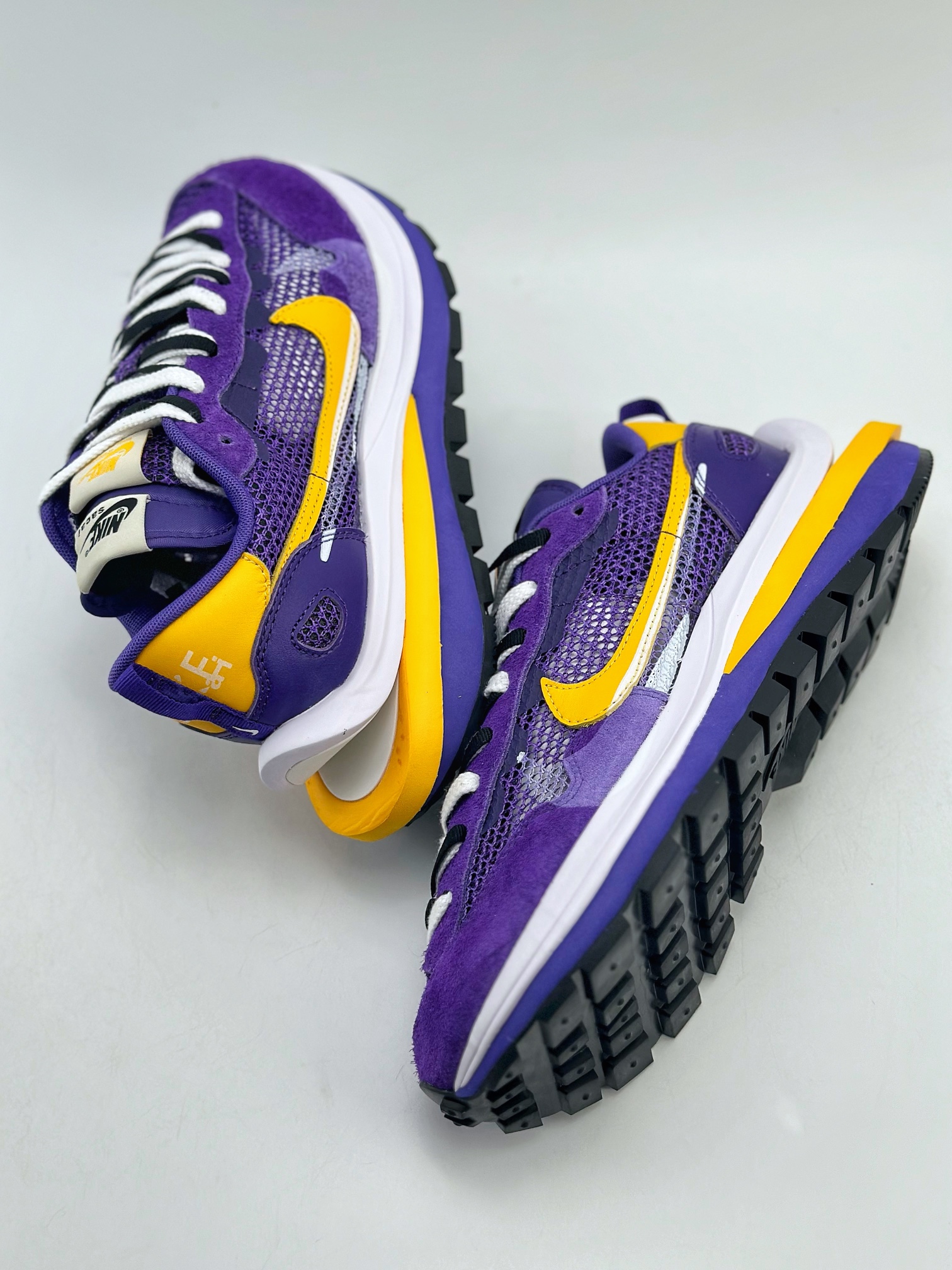 240 Sacai x NIKE VAPORWAFFLE 紫金 联名解构走秀款 CV1363-104