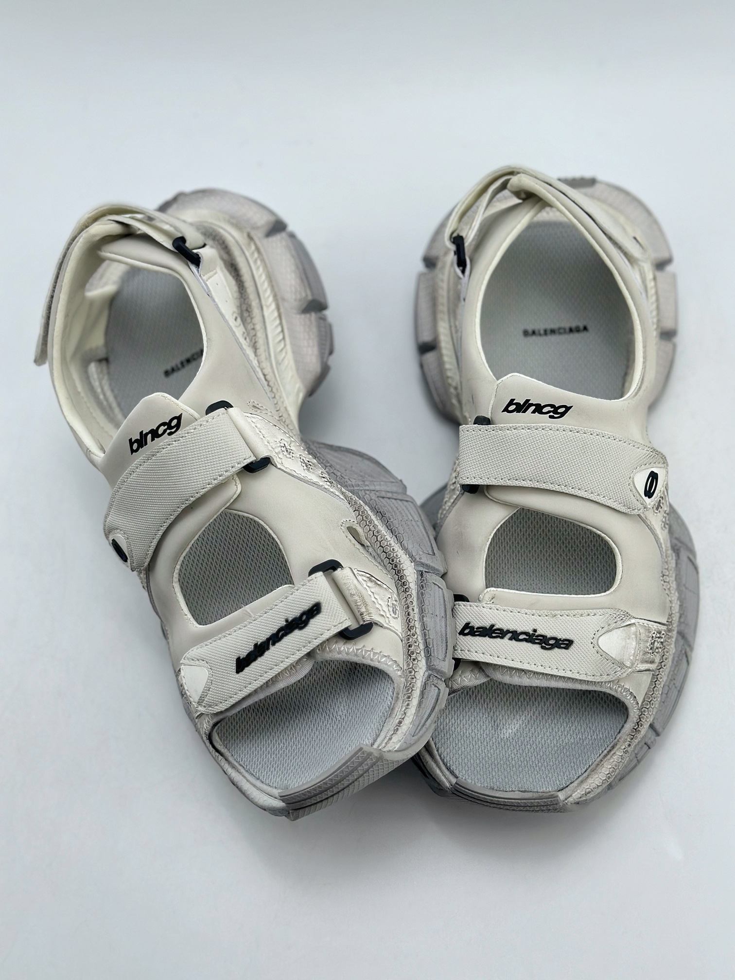 220 BALENCIAGA 3XL Sandals 3+系列 复古姥爹风潮流沙滩凉鞋   786956 W3XLT