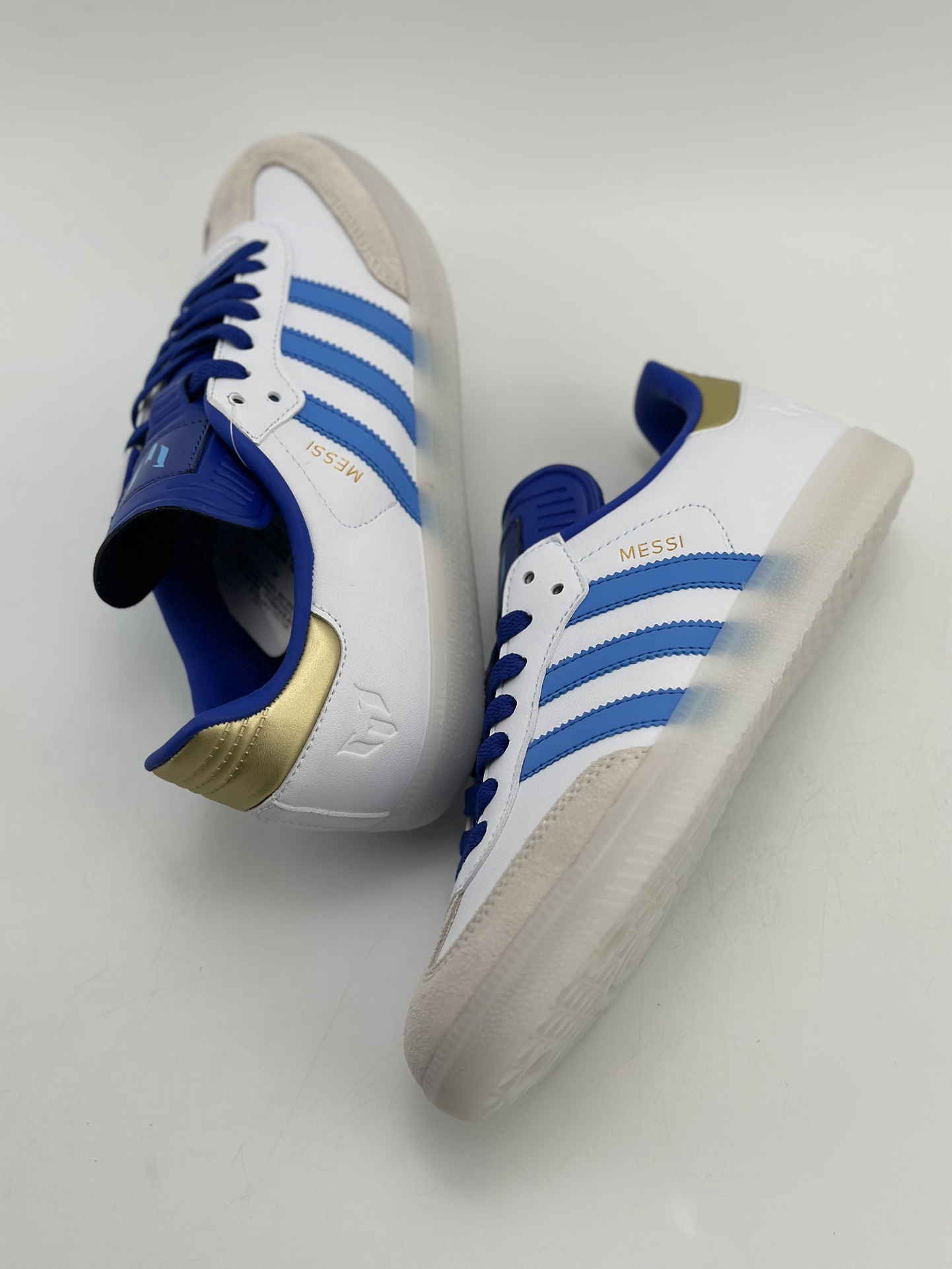 adidas originals Samba x LIONEL MESSI 白蓝灰  ID3550