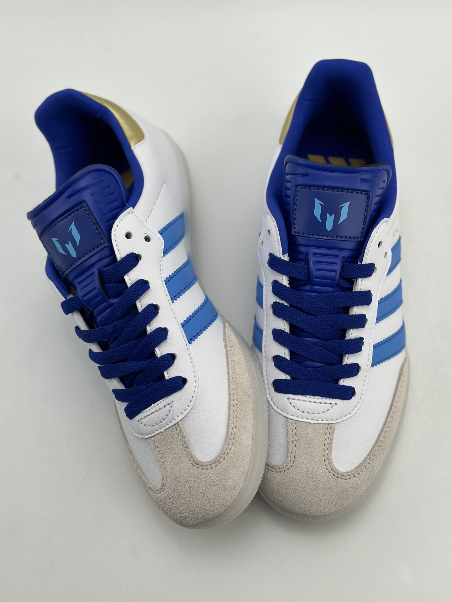 adidas originals Samba x LIONEL MESSI 白蓝灰  ID3550