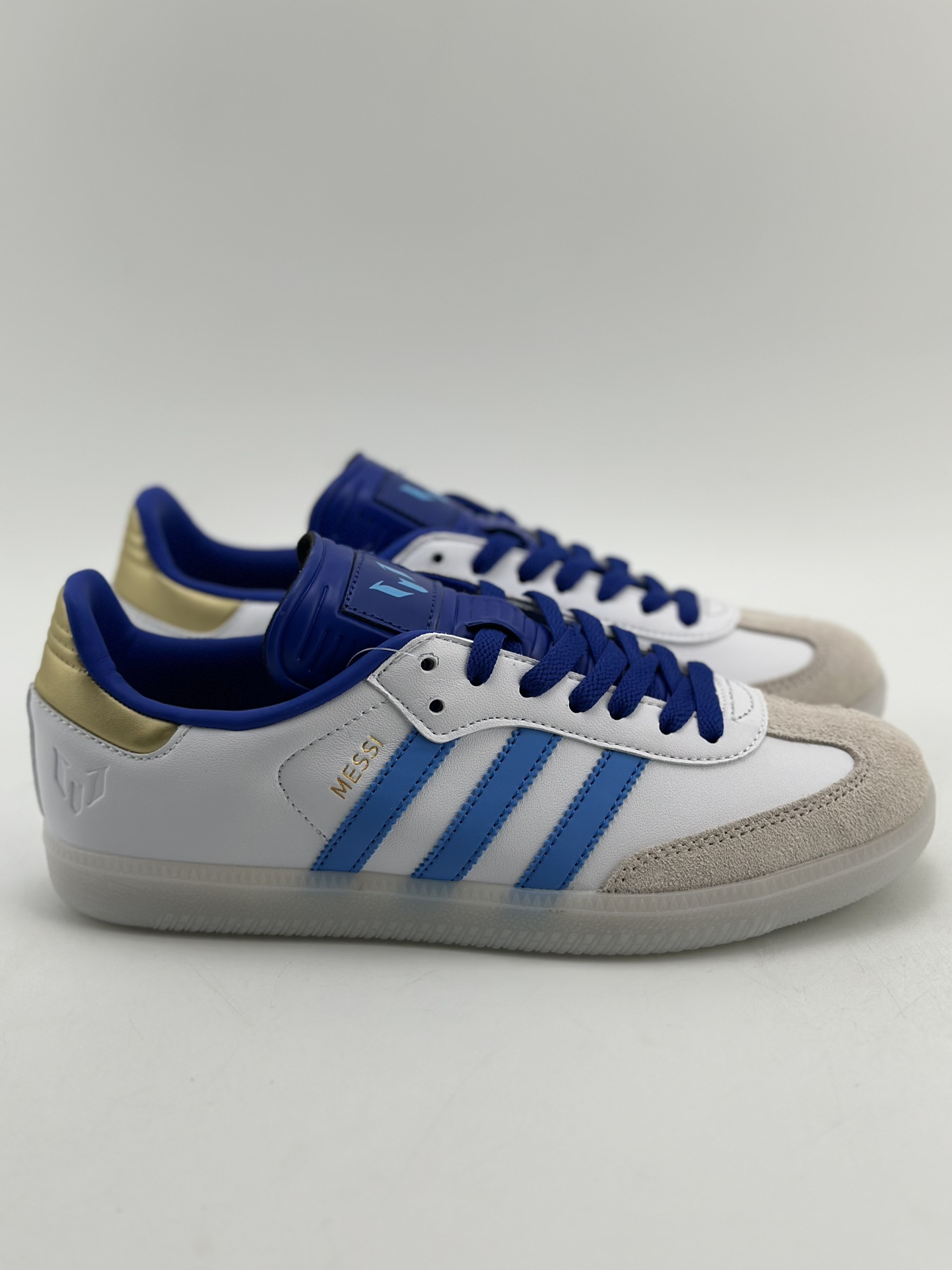 adidas originals Samba x LIONEL MESSI 白蓝灰  ID3550