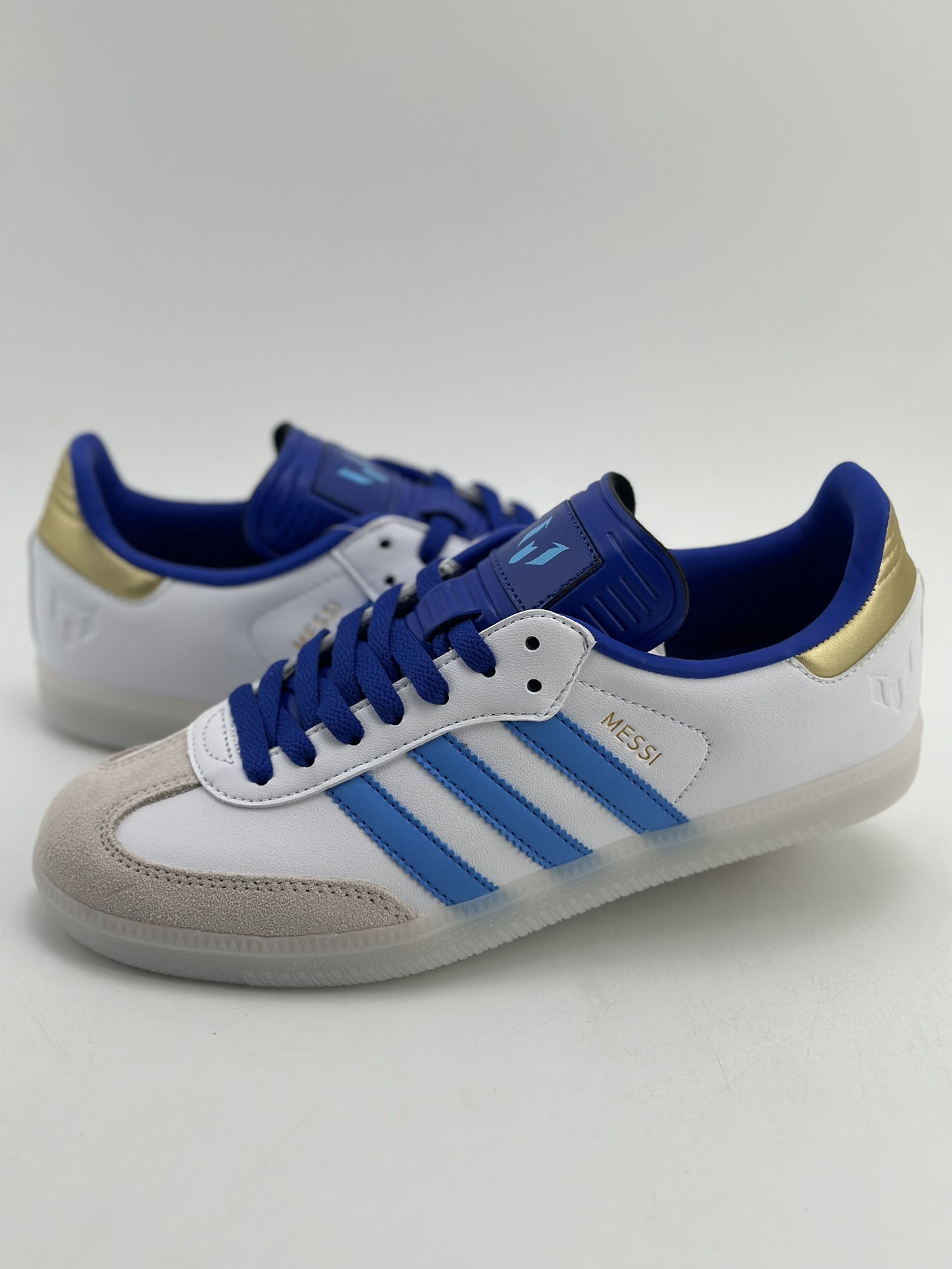 adidas originals Samba x LIONEL MESSI 白蓝灰  ID3550