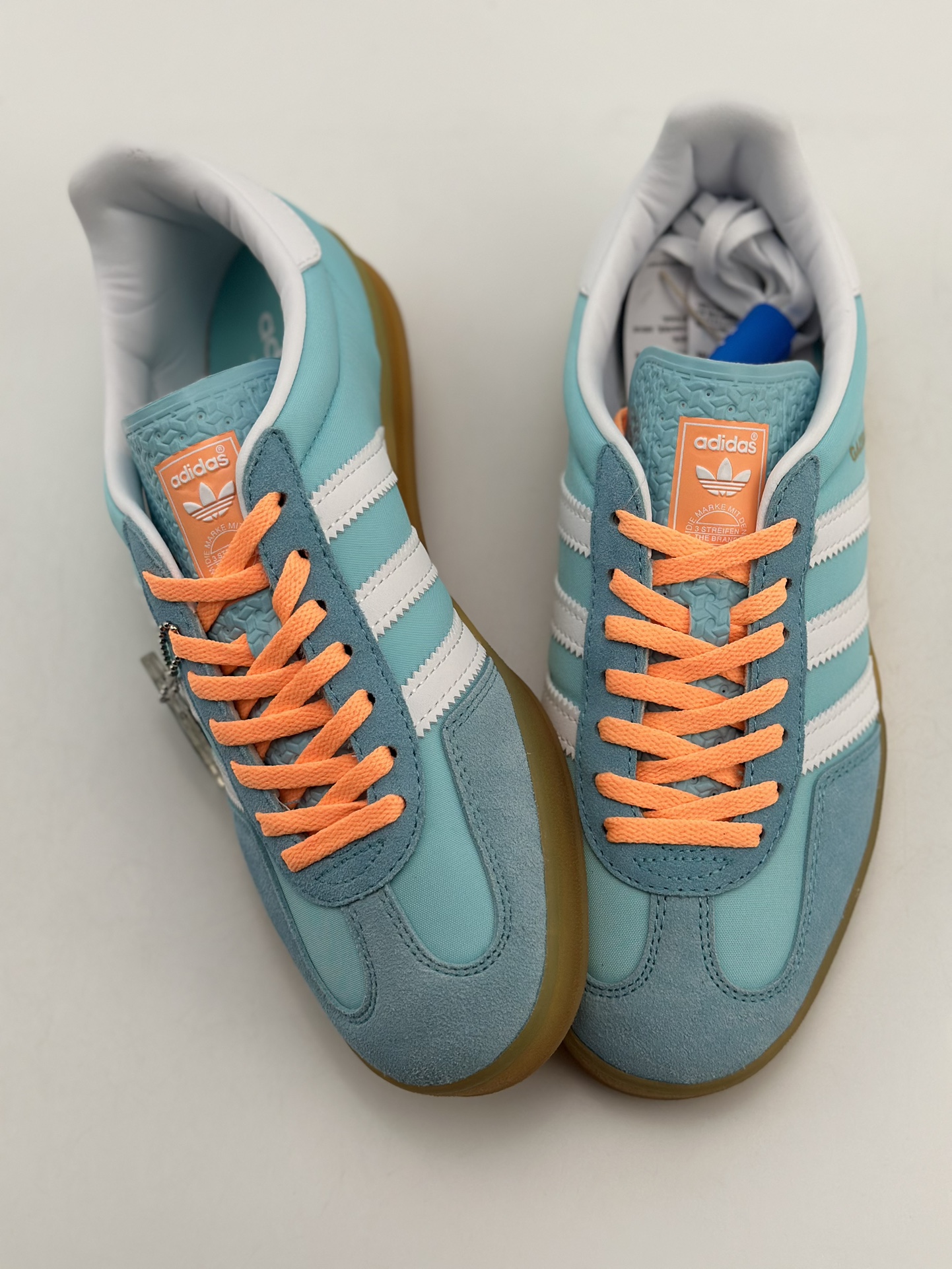 adidas Originals Gazelle INdoor M 三叶草休闲防滑耐磨低帮板鞋 HQ9017