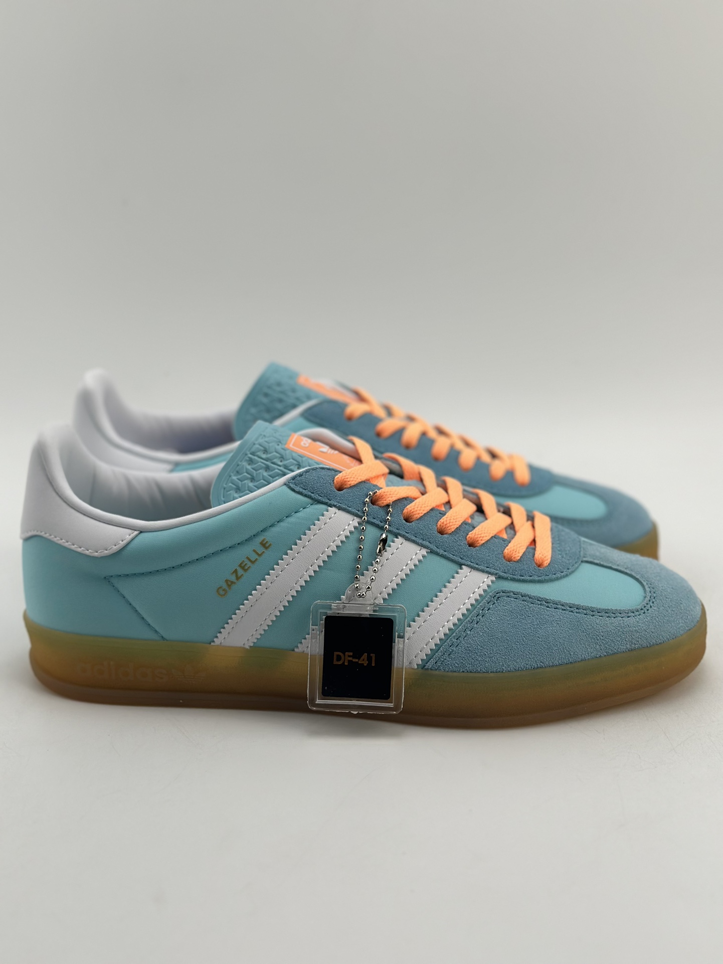 adidas Originals Gazelle INdoor M 三叶草休闲防滑耐磨低帮板鞋 HQ9017