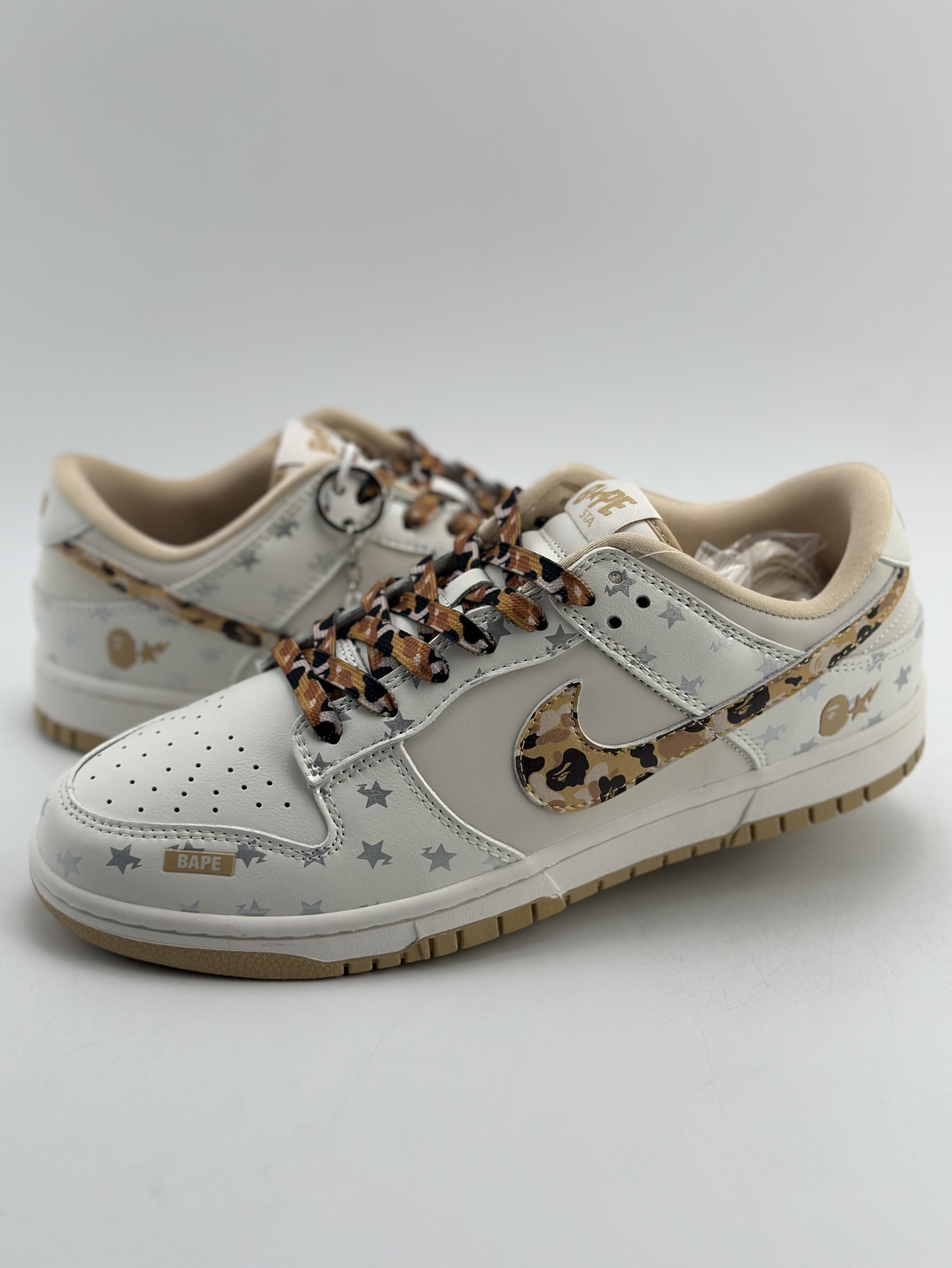 280 Nike SB Dunk Low x BAPE 白黄迷彩 DQ1098-352