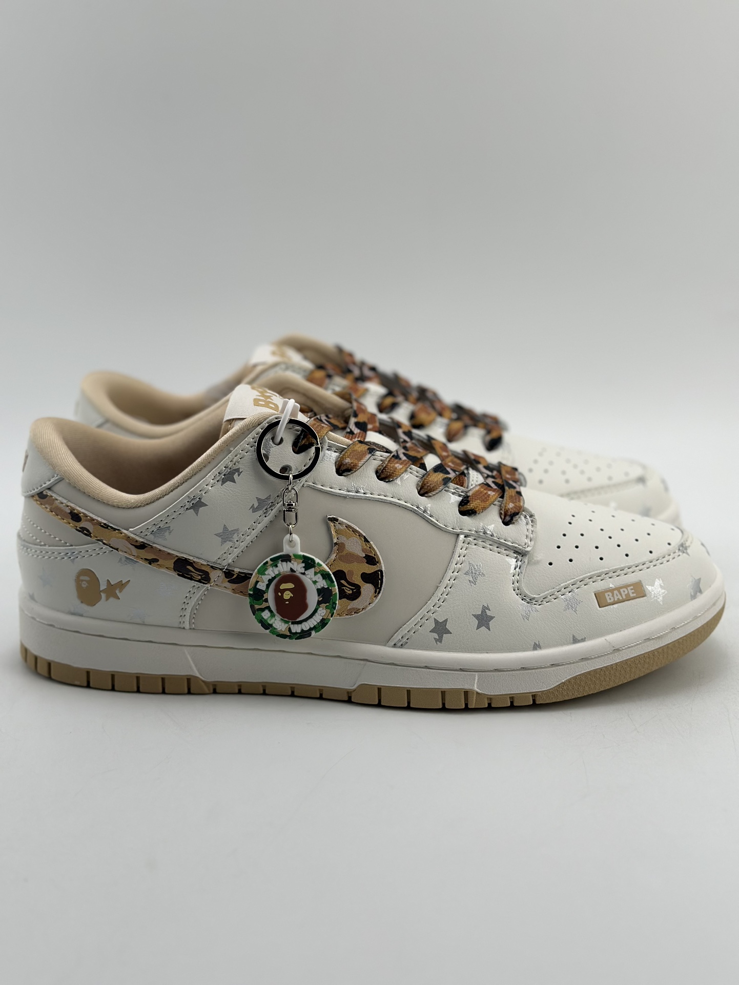 280 Nike SB Dunk Low x BAPE 白黄迷彩 DQ1098-352