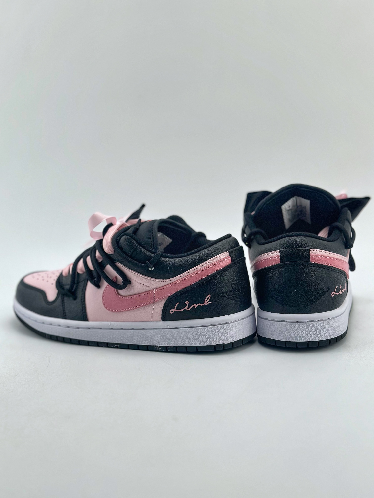 280 Air Jordan 1 Retro Low 芝芝莓莓 蝴蝶结 黑粉 DX4374-008