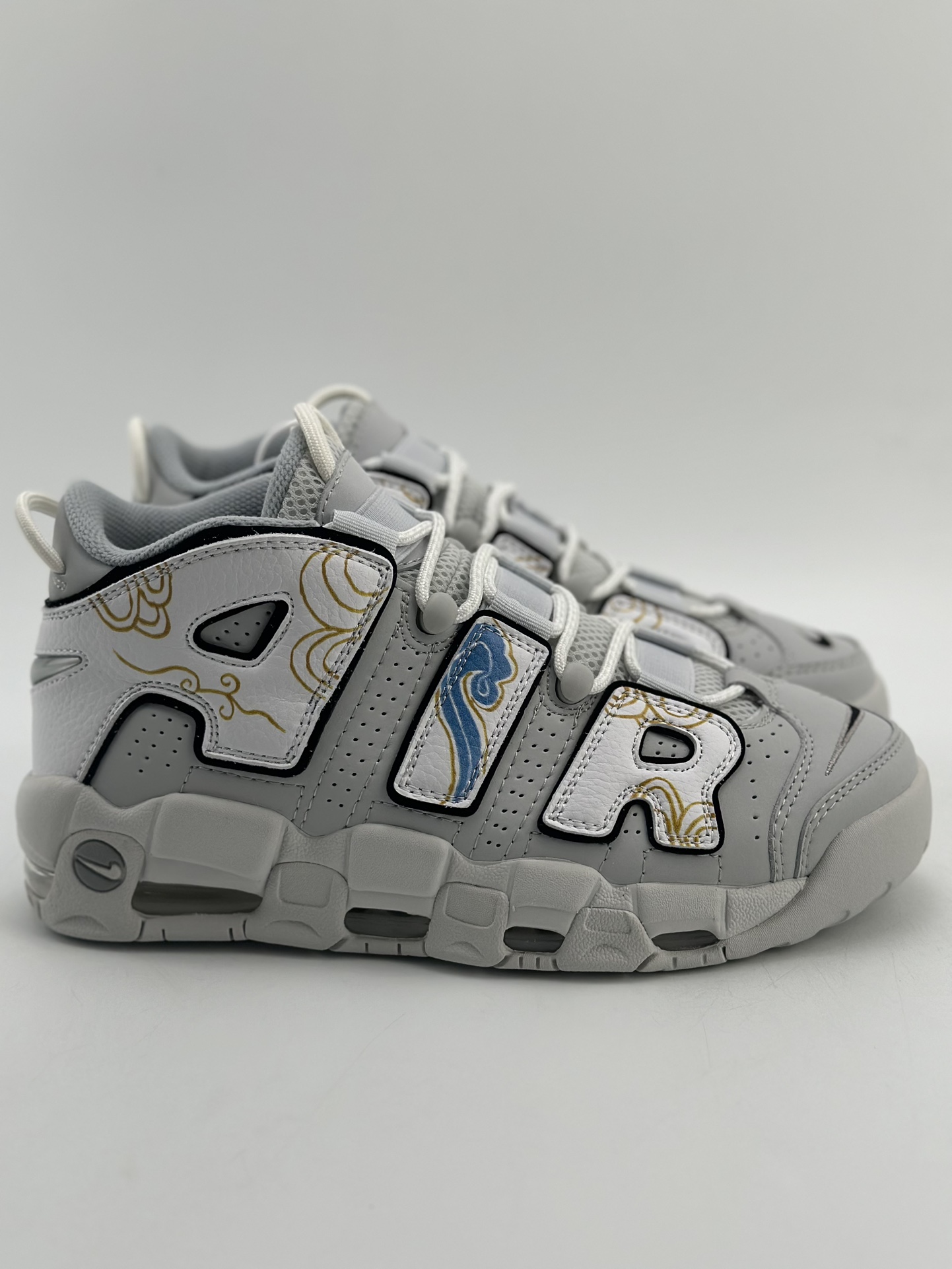 260 Air More Uptempo 祥云 白灰 代表着历史最高版本皮蓬 FB3021-001