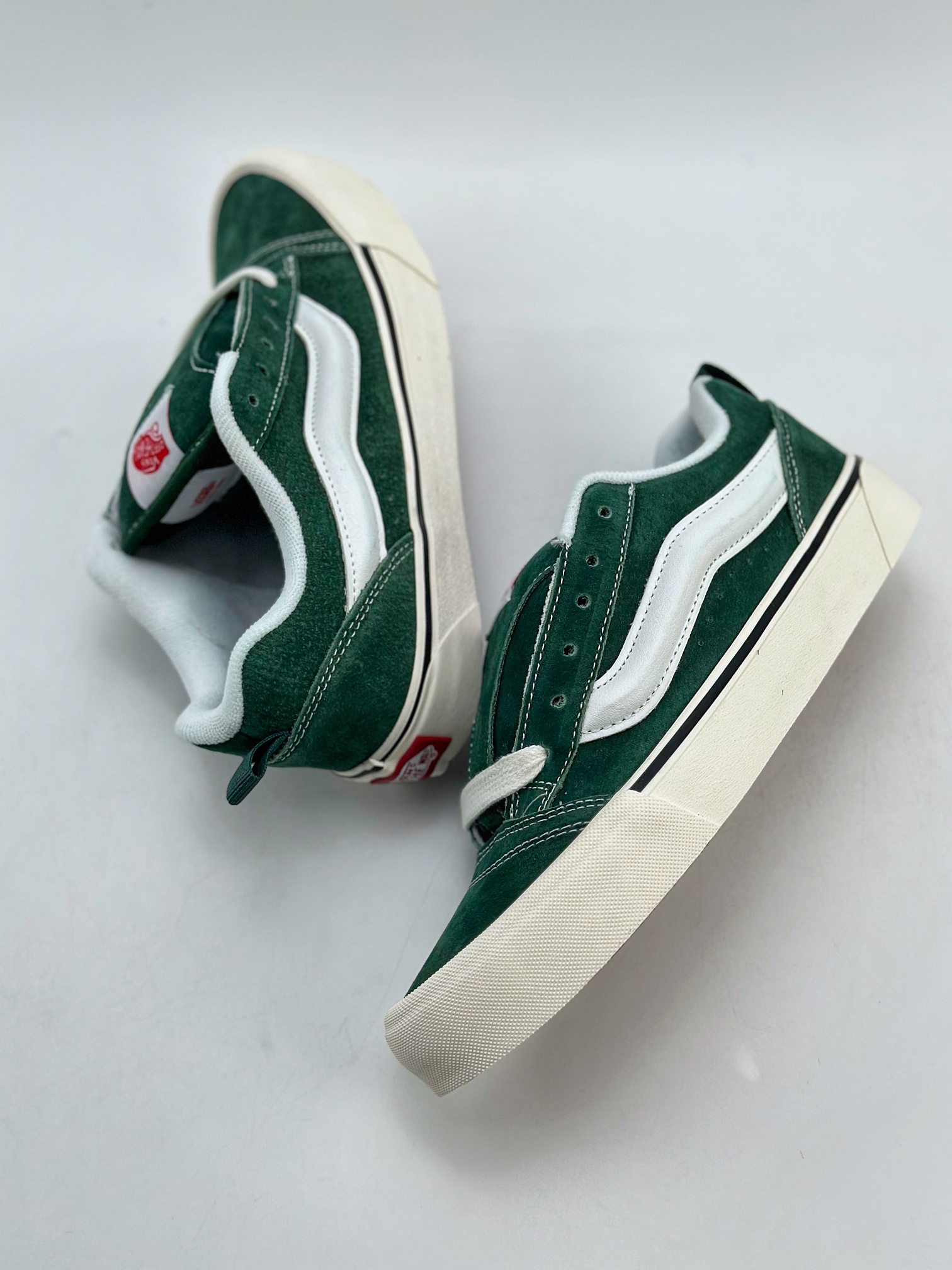 140 Vans Classics Knu Skool 翻毛绿厚鞋舌面包鞋 Vans超火的土豆鞋