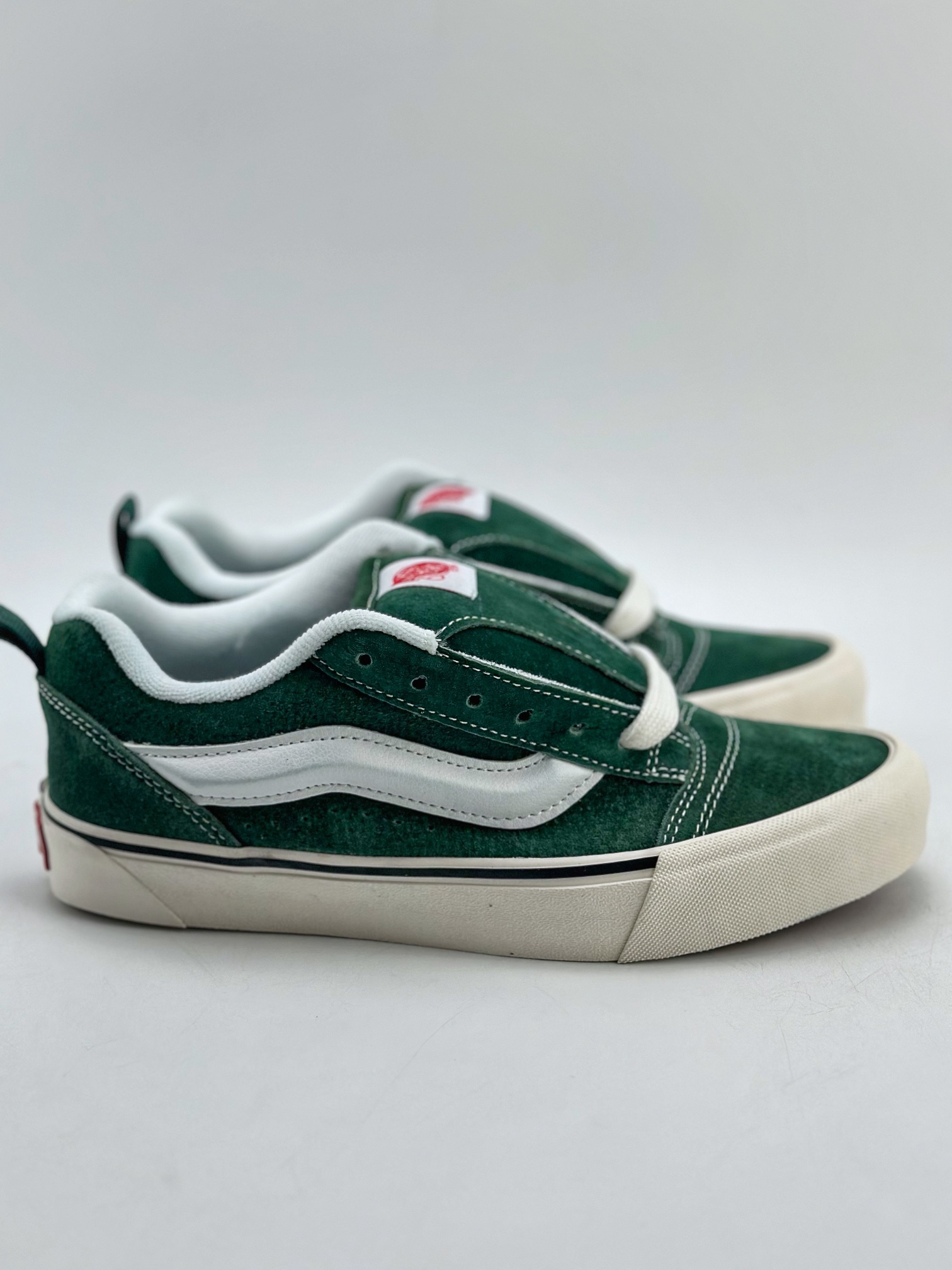 140 Vans Classics Knu Skool 翻毛绿厚鞋舌面包鞋 Vans超火的土豆鞋