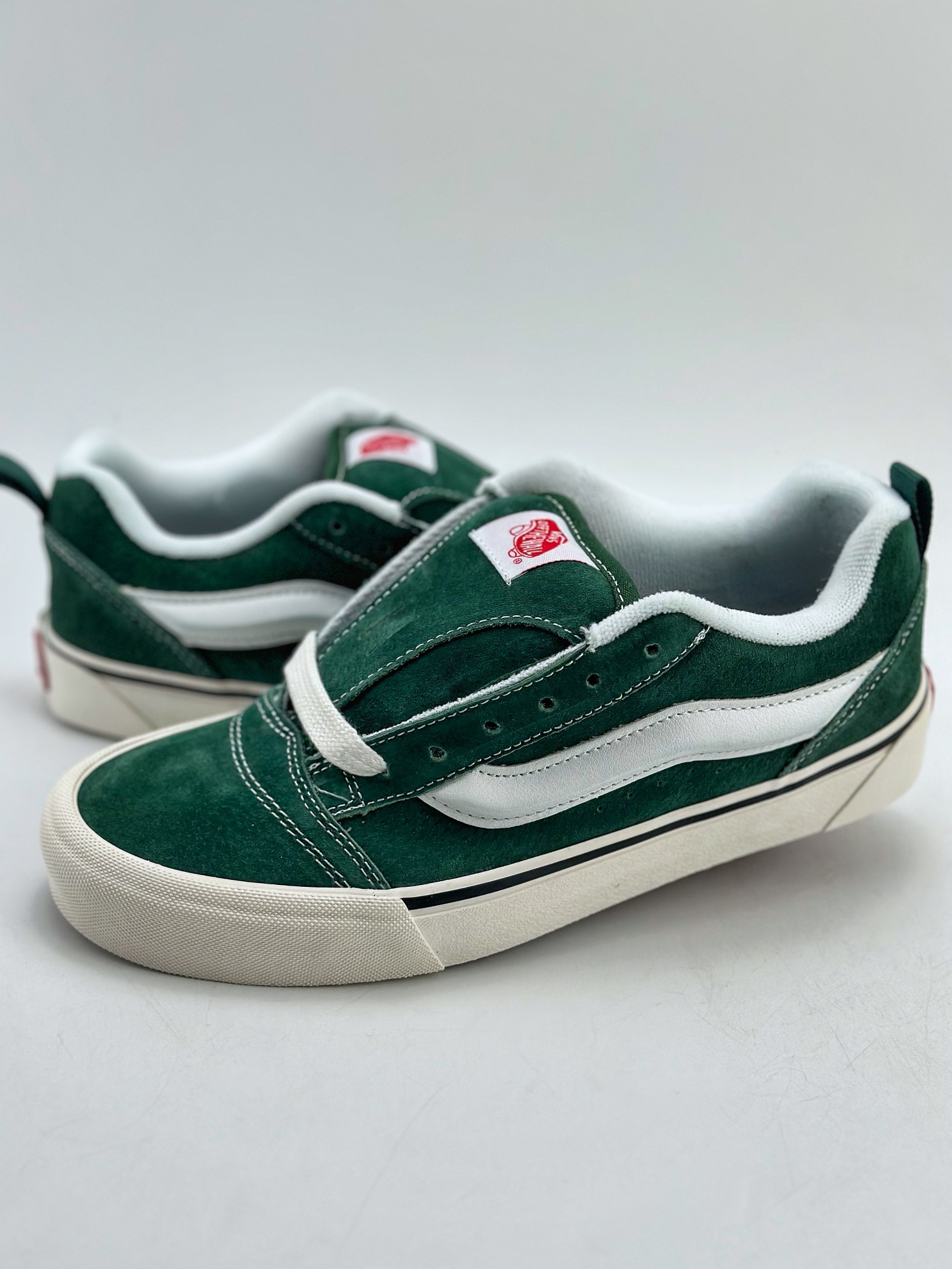 140 Vans Classics Knu Skool 翻毛绿厚鞋舌面包鞋 Vans超火的土豆鞋