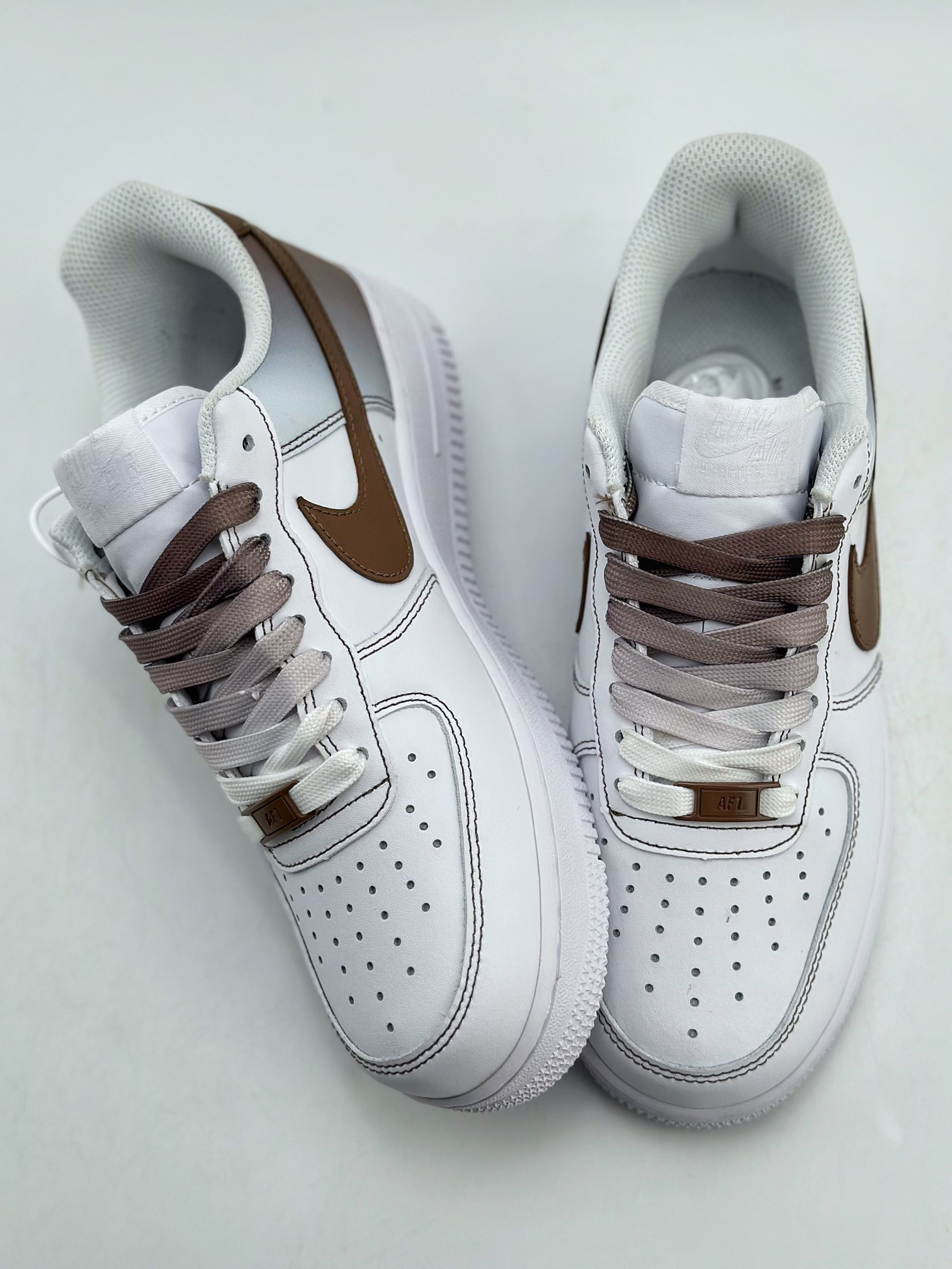 220 Nike Air Force 1 Low 07 白棕渐变 FN0366-103