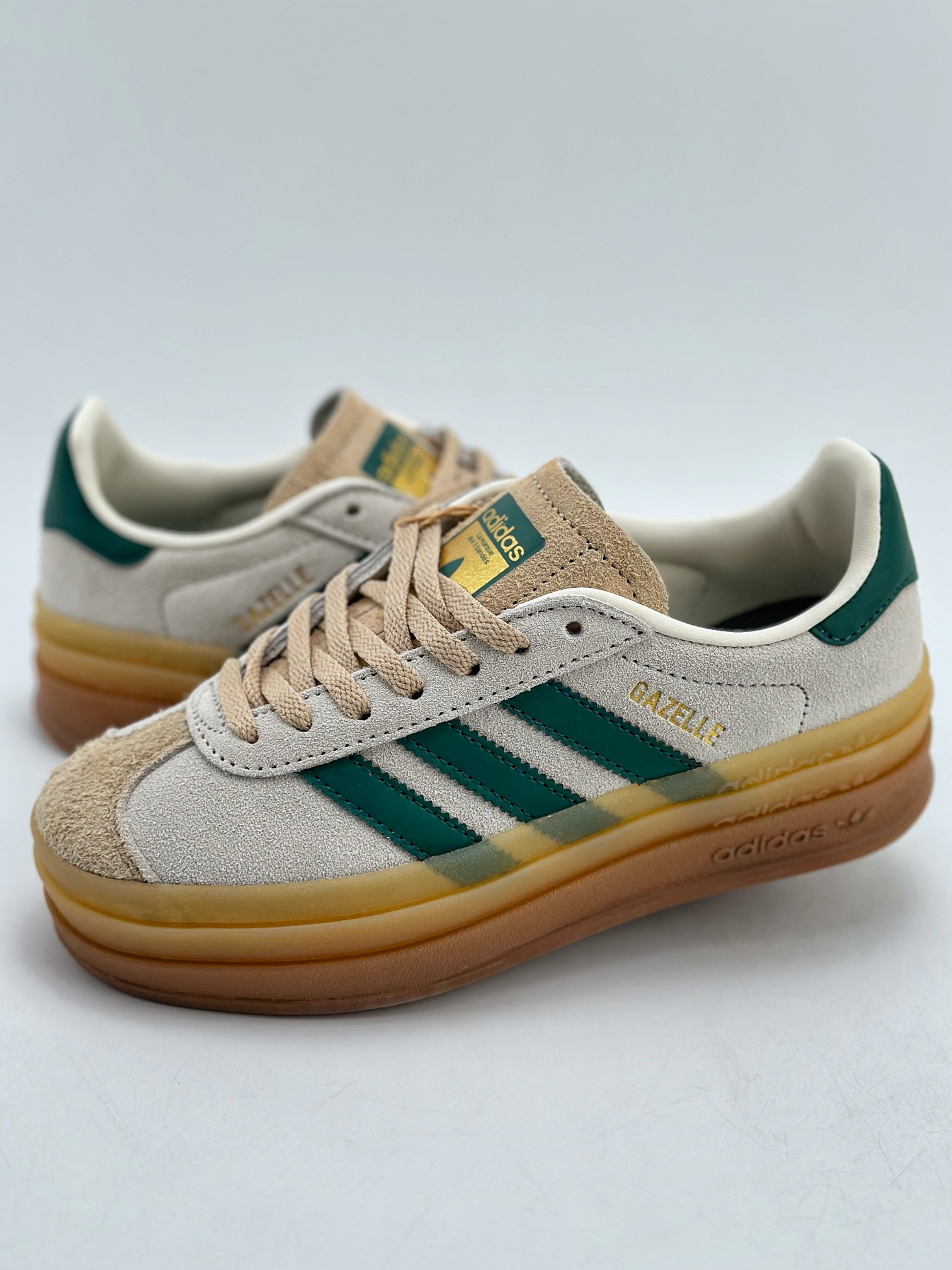 150 AD Originals Gazelle Bold W 合集 三层底低帮耐磨厚底增高板鞋