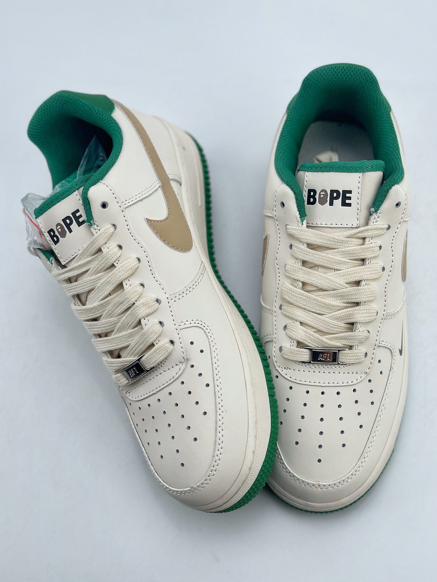 120 Nike Air Force 1 Low 07 x BAPE 米白墨玉 HX123-007