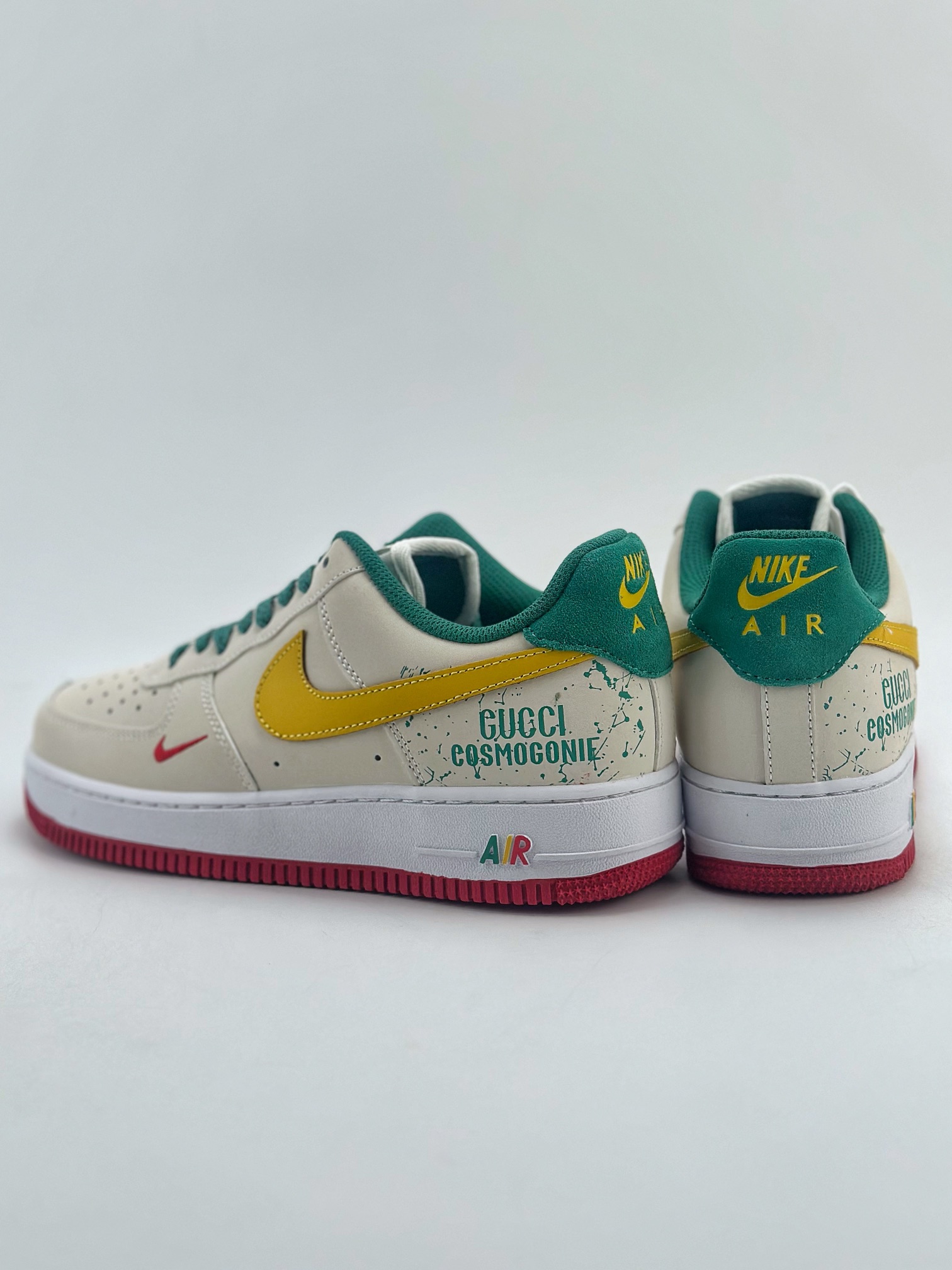 120 Nike Air Force 1 Low 07 x GUCCI 白黄绿 HX123-002