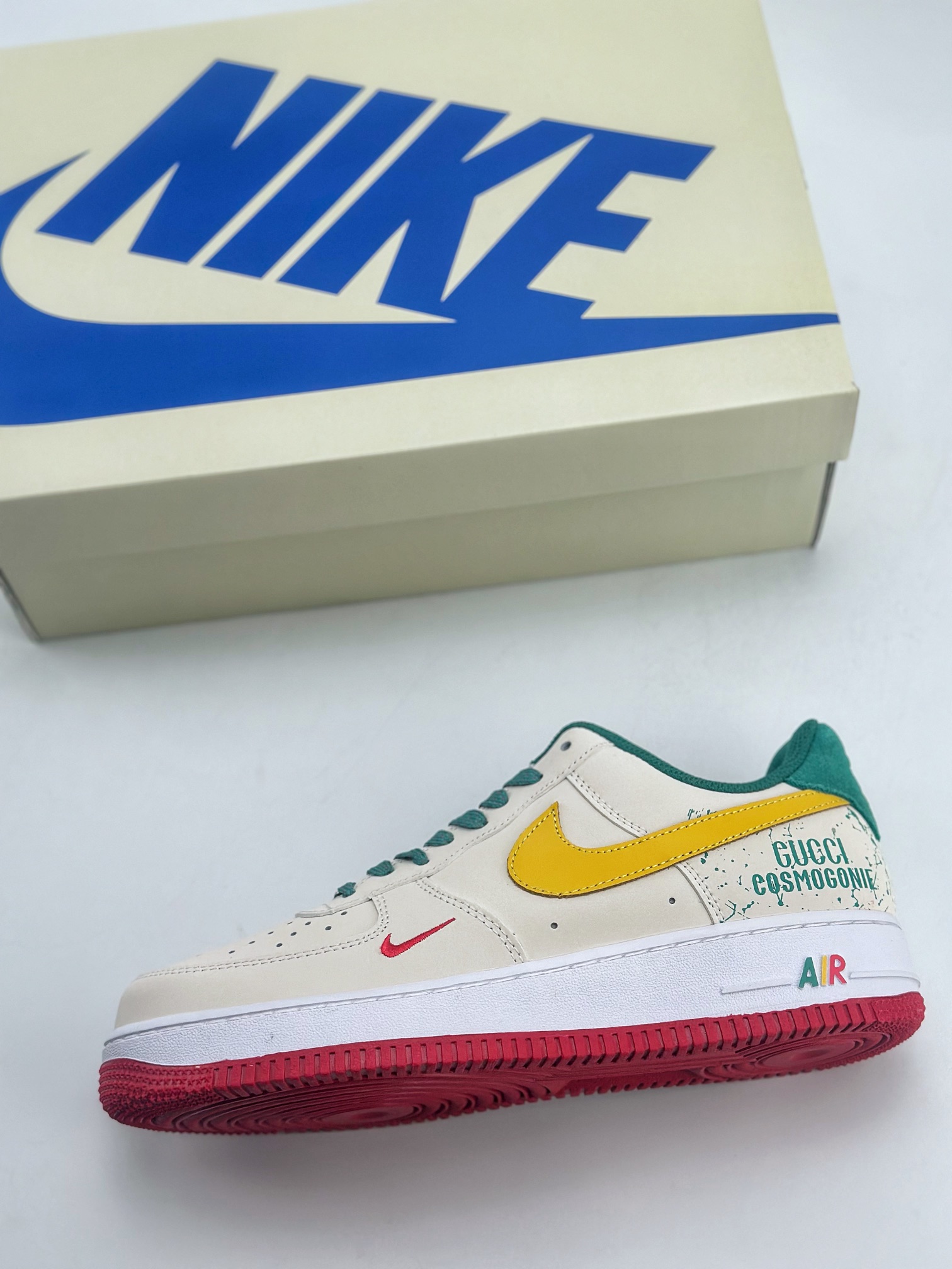 120 Nike Air Force 1 Low 07 x GUCCI 白黄绿 HX123-002