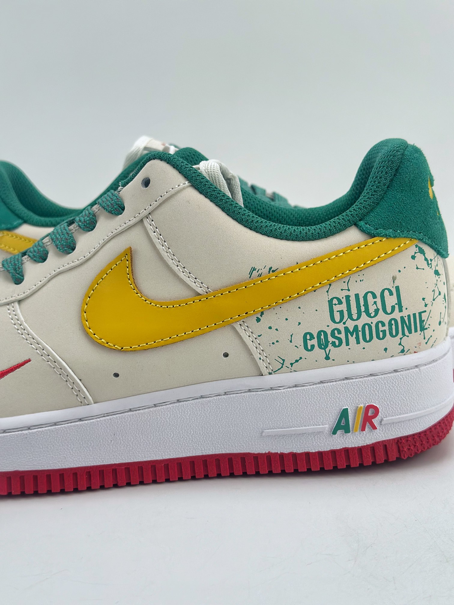 120 Nike Air Force 1 Low 07 x GUCCI 白黄绿 HX123-002