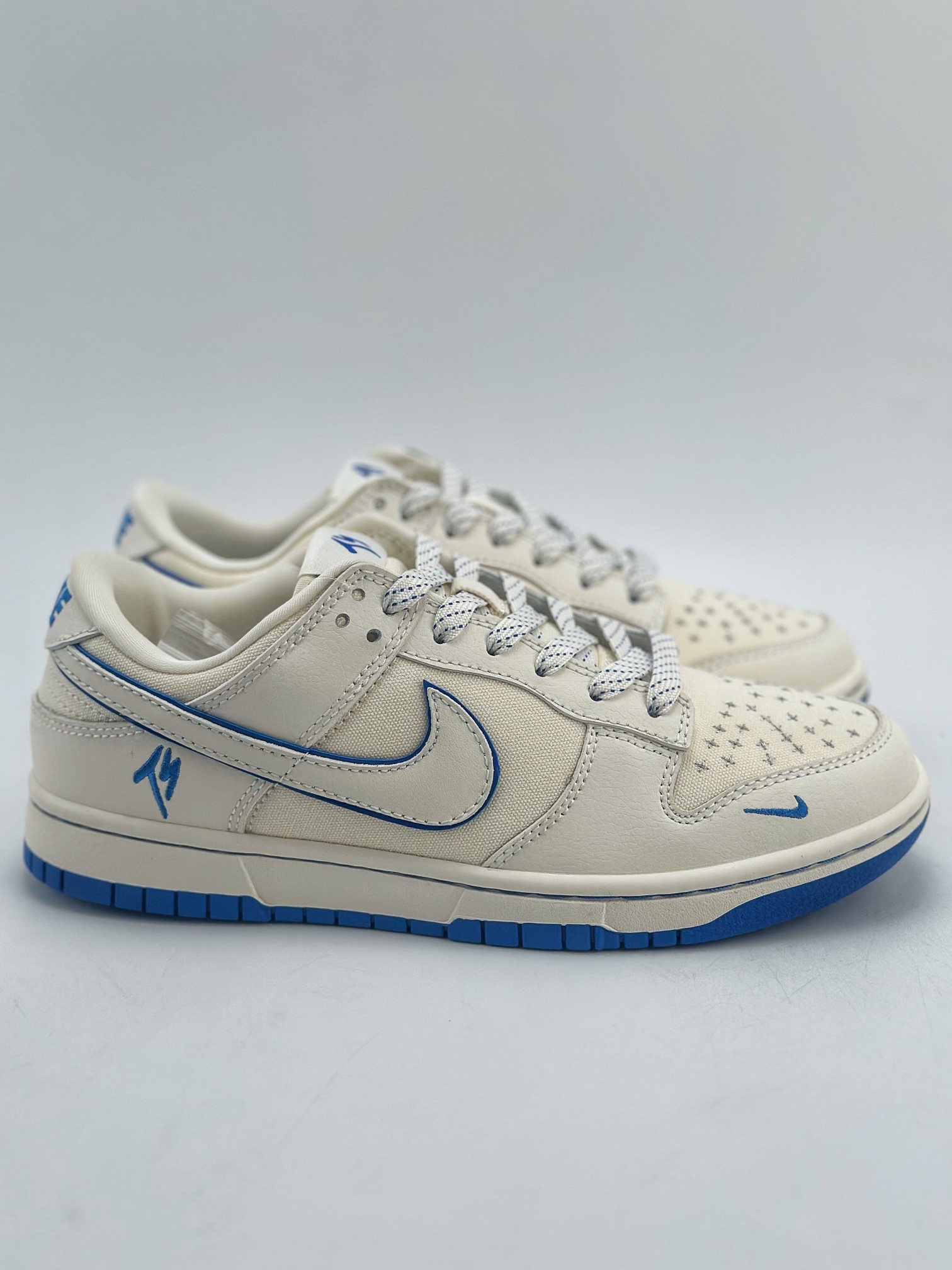 110 NIKE SB Dunk Low x TS 蓝 帆布 FC1688-113