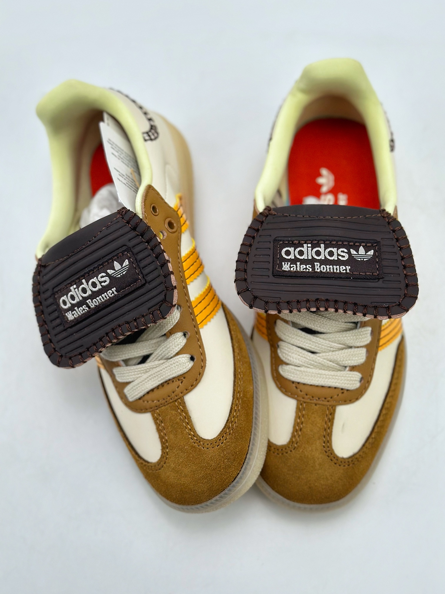 180 adidas Samba END 白黄棕  IG5888