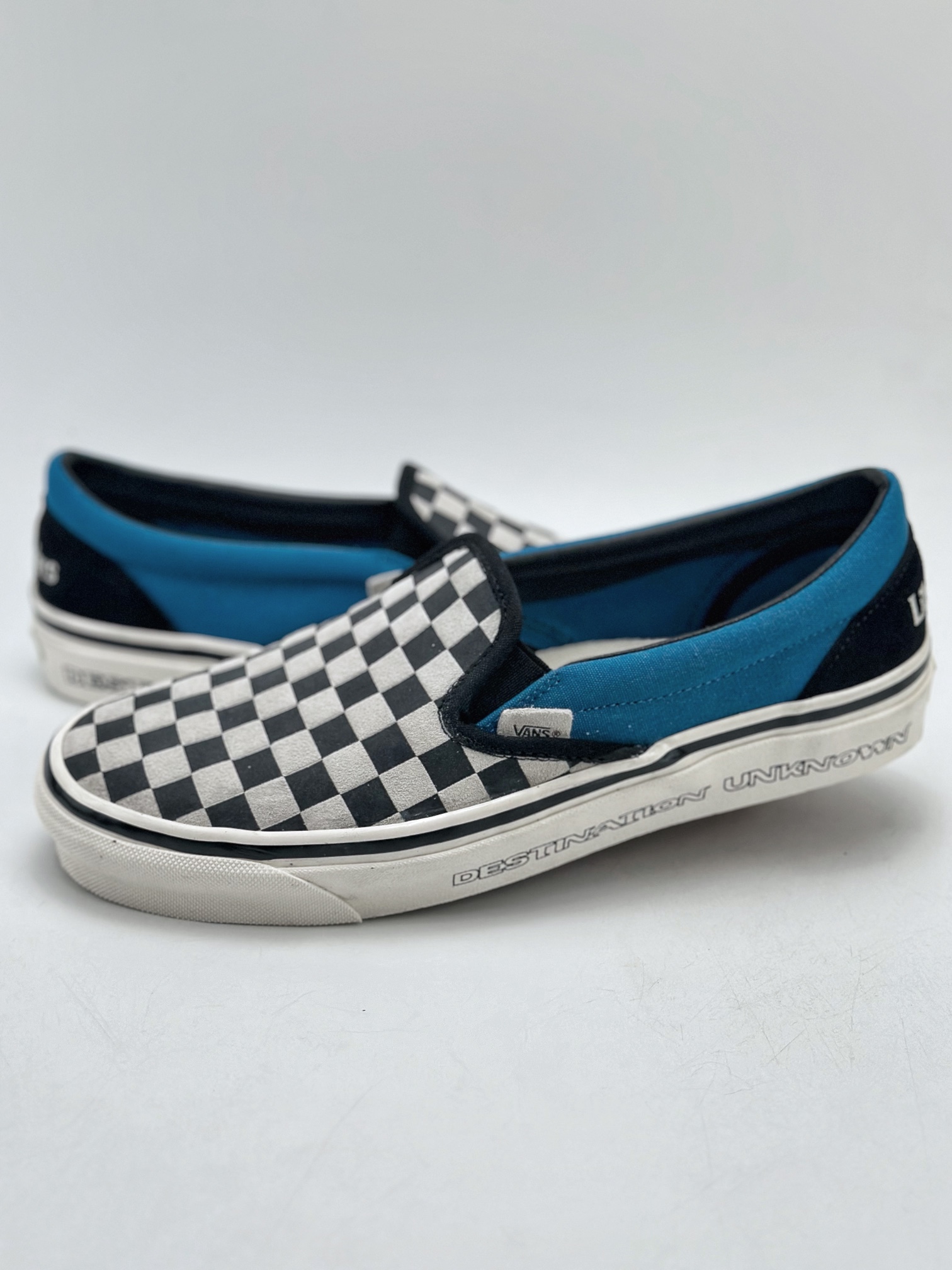 160 Vans slip-on x Liberaiders 千纸鹤联名 黑白棋盘格子