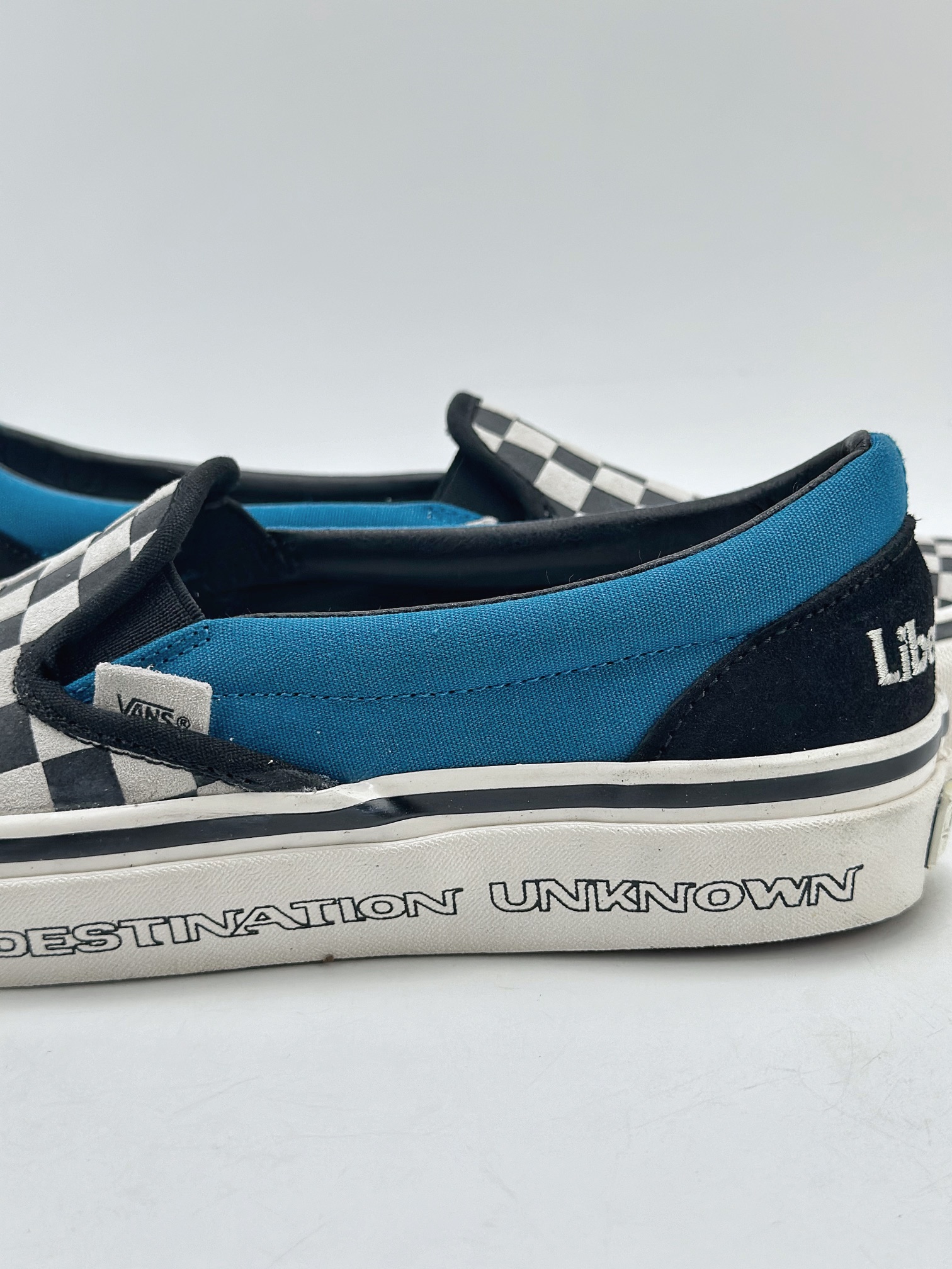 160 Vans slip-on x Liberaiders 千纸鹤联名 黑白棋盘格子