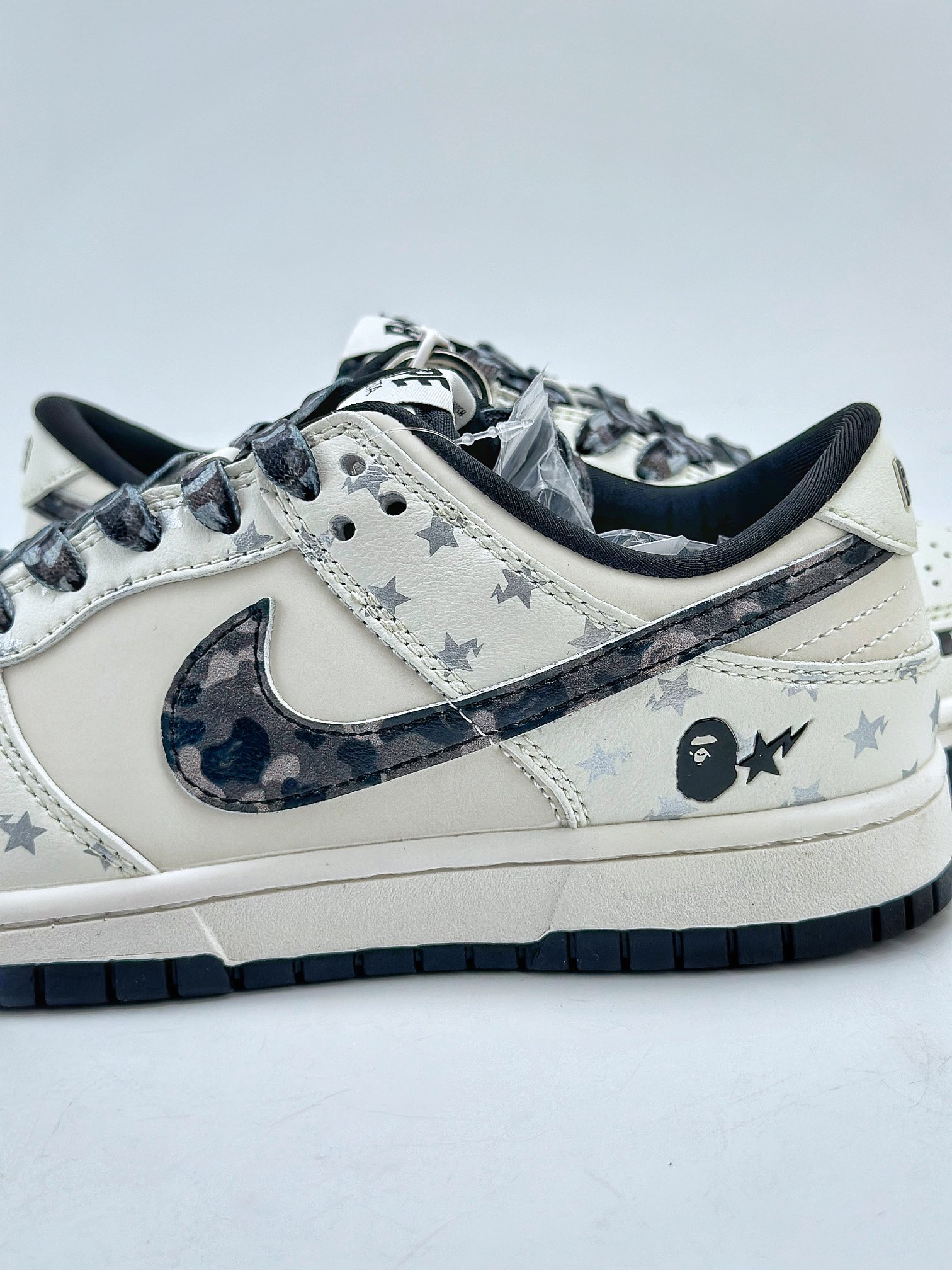 280 Nike SB Dunk Low x BAPE 白黑印花 DQ1098-350