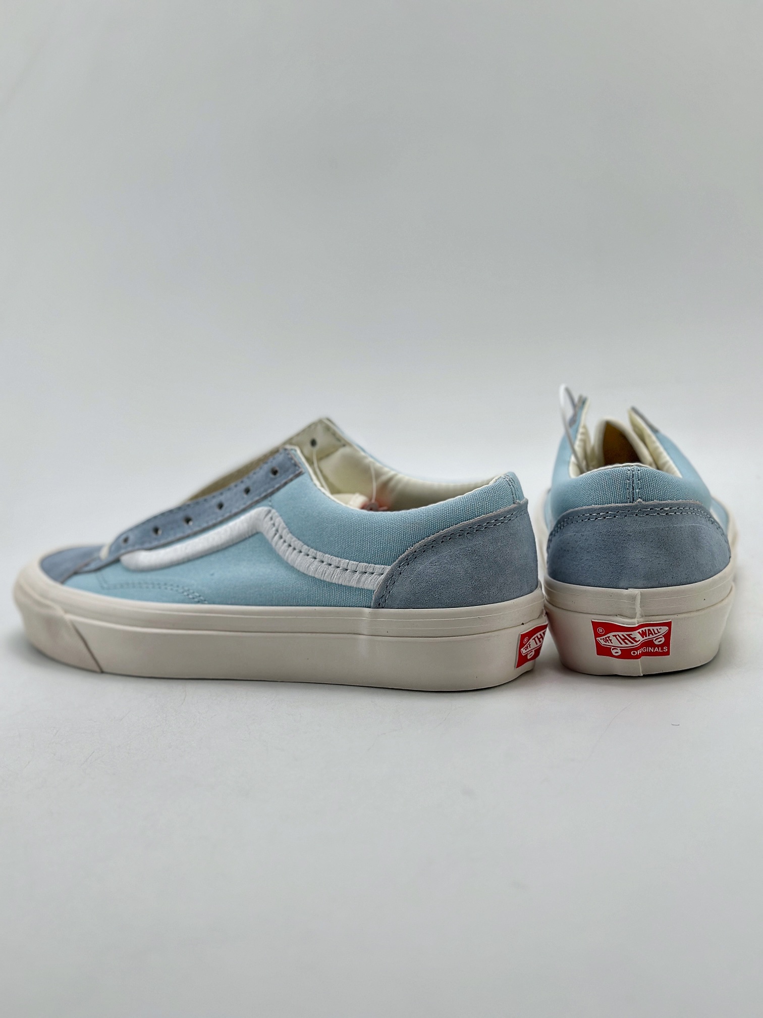 140 Vans Vault Og Style 36 皮布 高端支线复古淡蓝低帮休闲滑板鞋