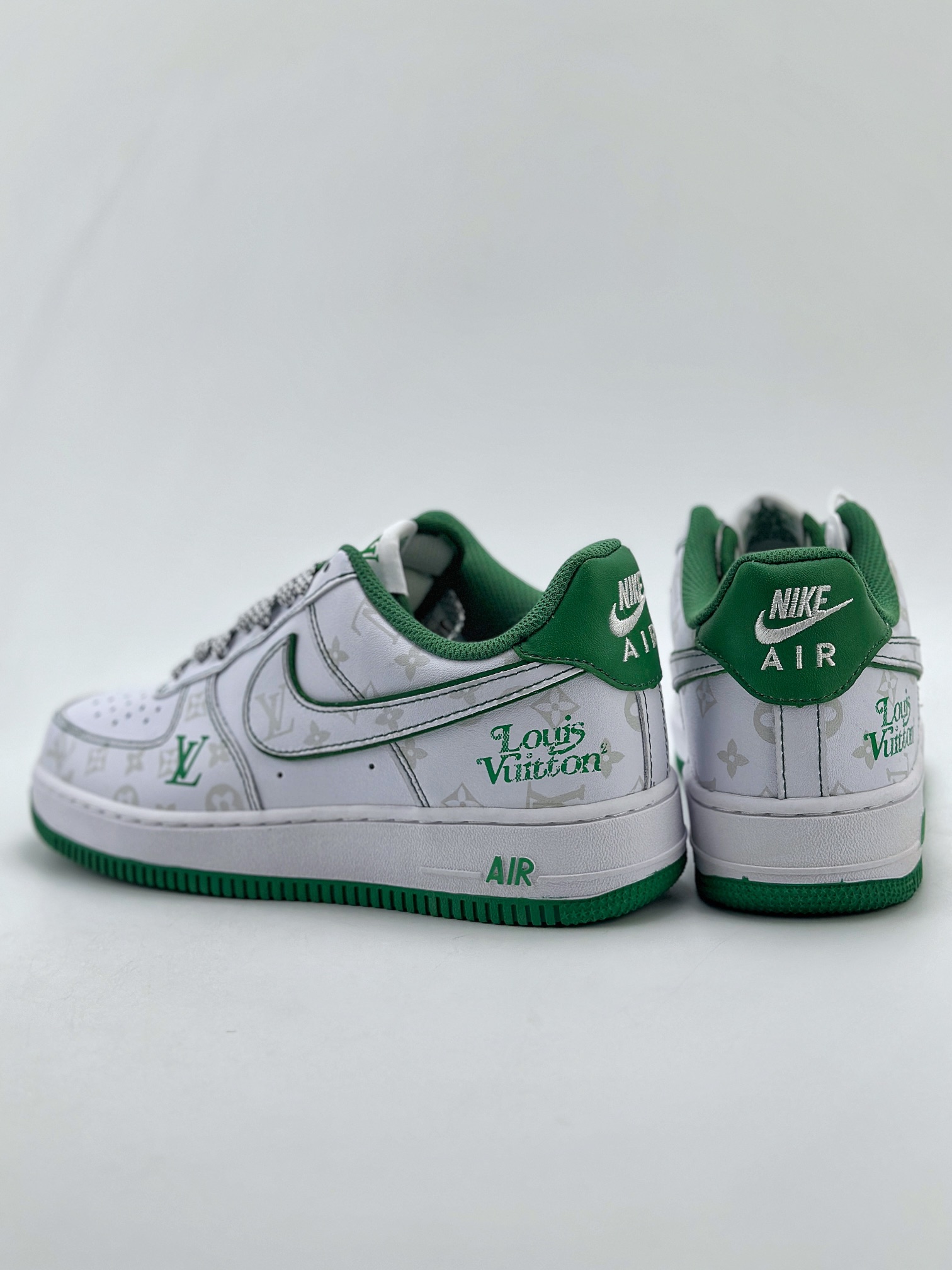 200 Nike Air Force 1 Low 07 x Louis Vuitton LV白绿印花 BS8805-603