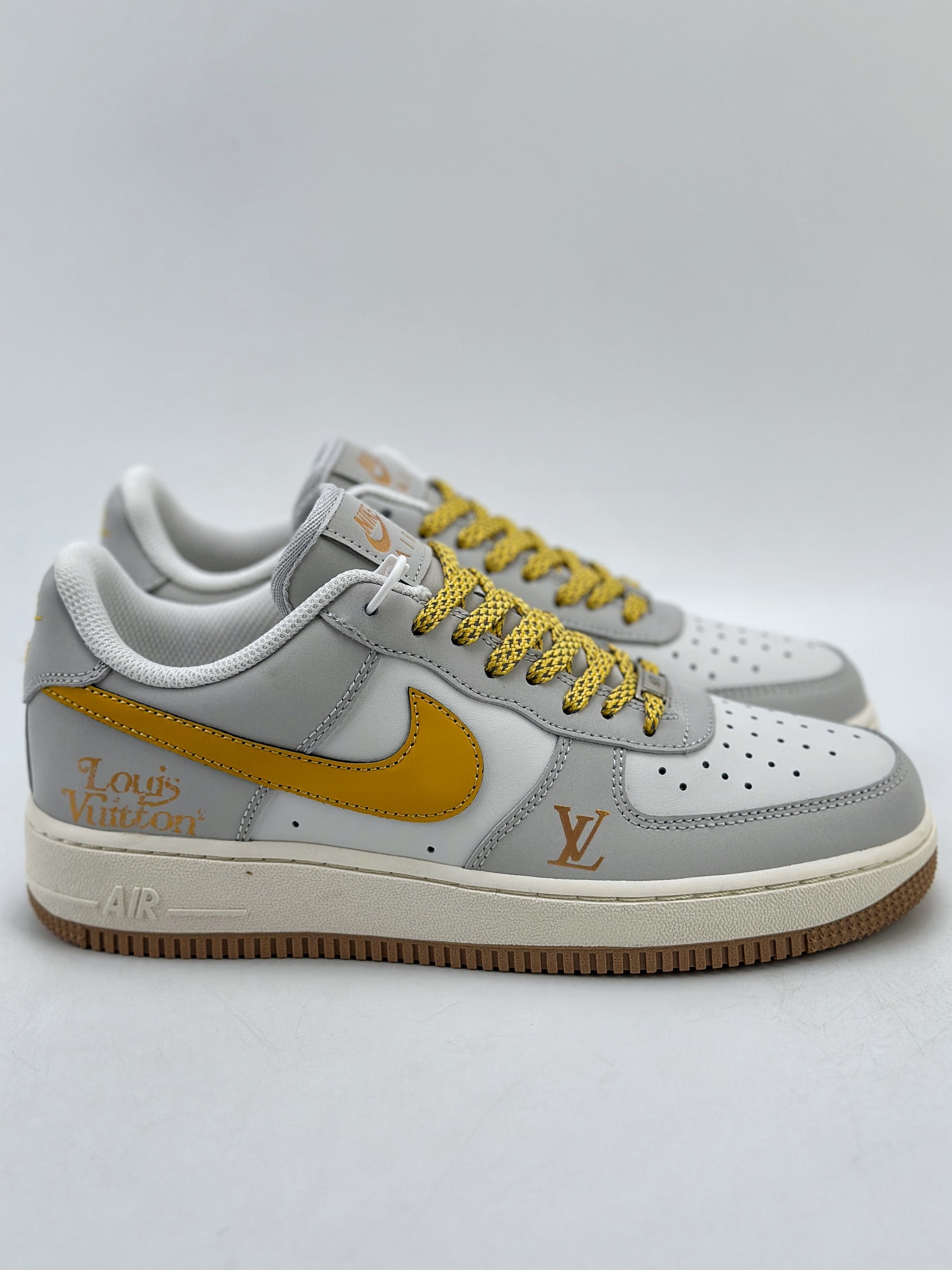 120 Nike Air Force 1 Low 07 x Louis Vuitton 白黄 HX123-006