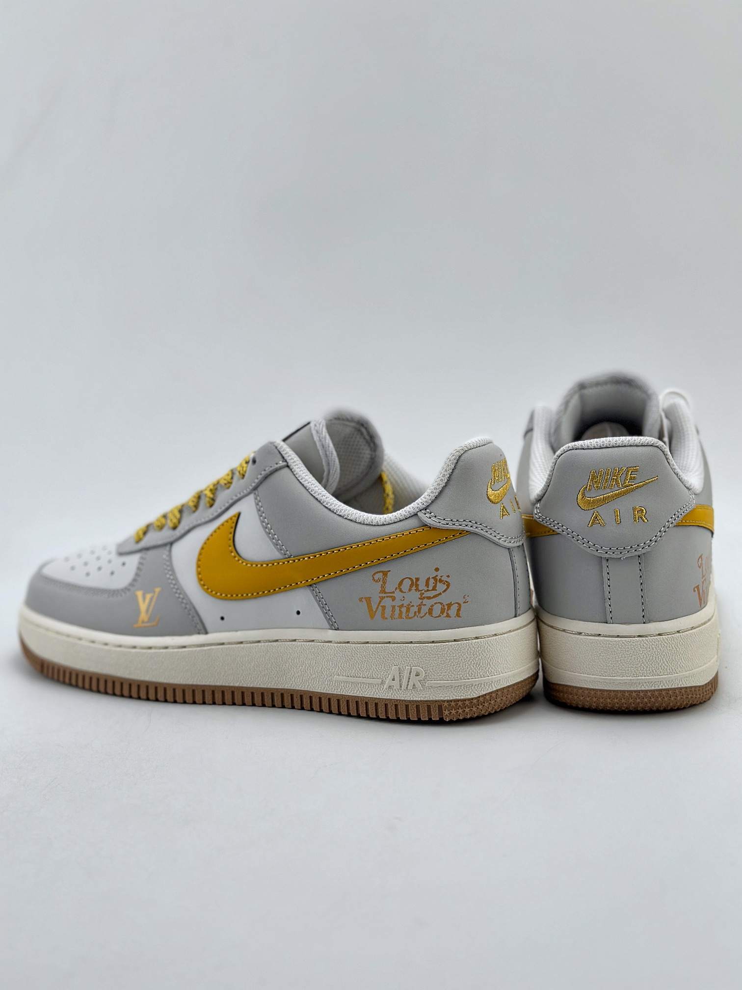 120 Nike Air Force 1 Low 07 x Louis Vuitton 白黄 HX123-006