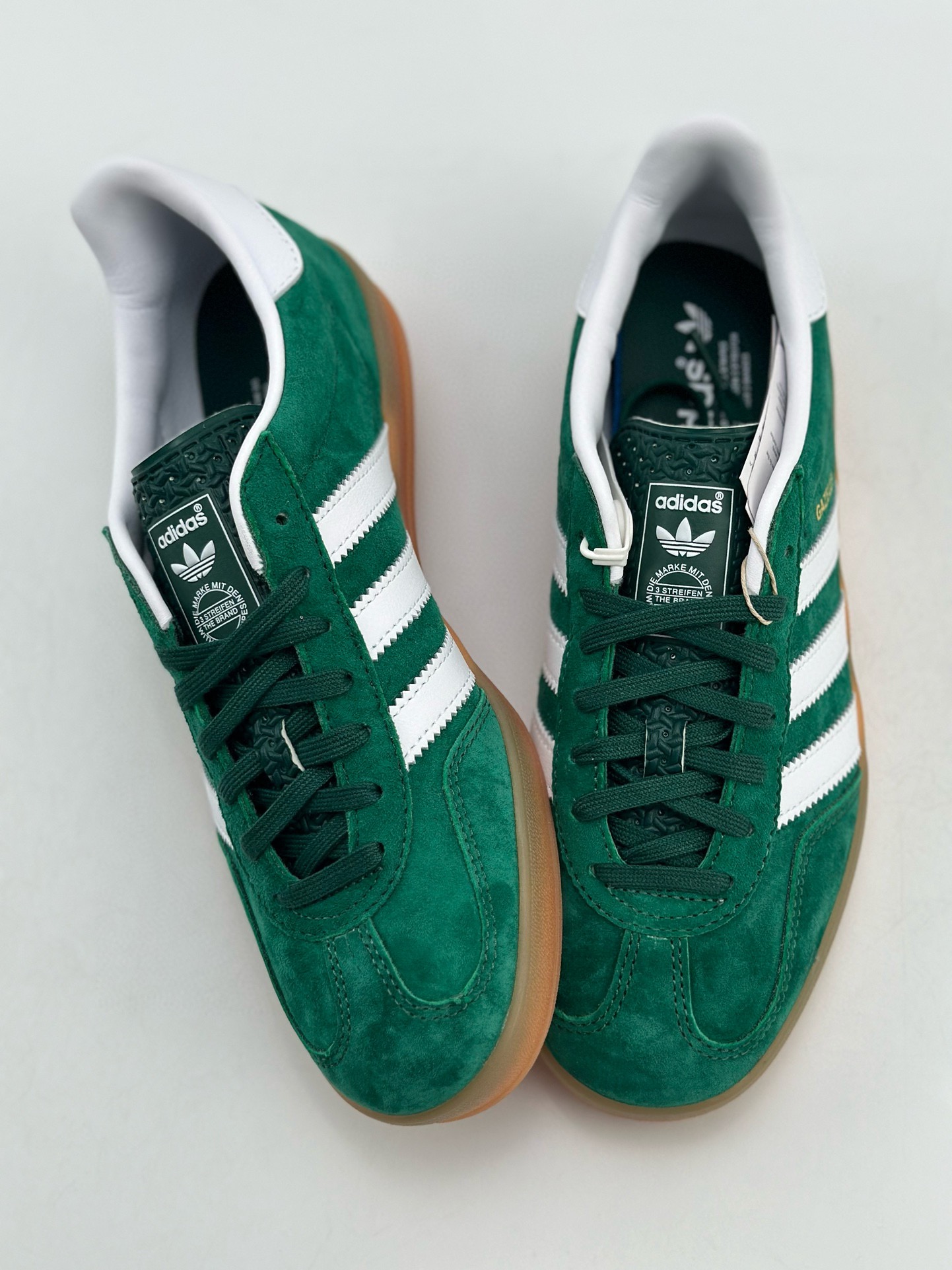 190 adidas Originals Gazelle INdoor 三叶草休闲防滑耐磨低帮板鞋 IG1596