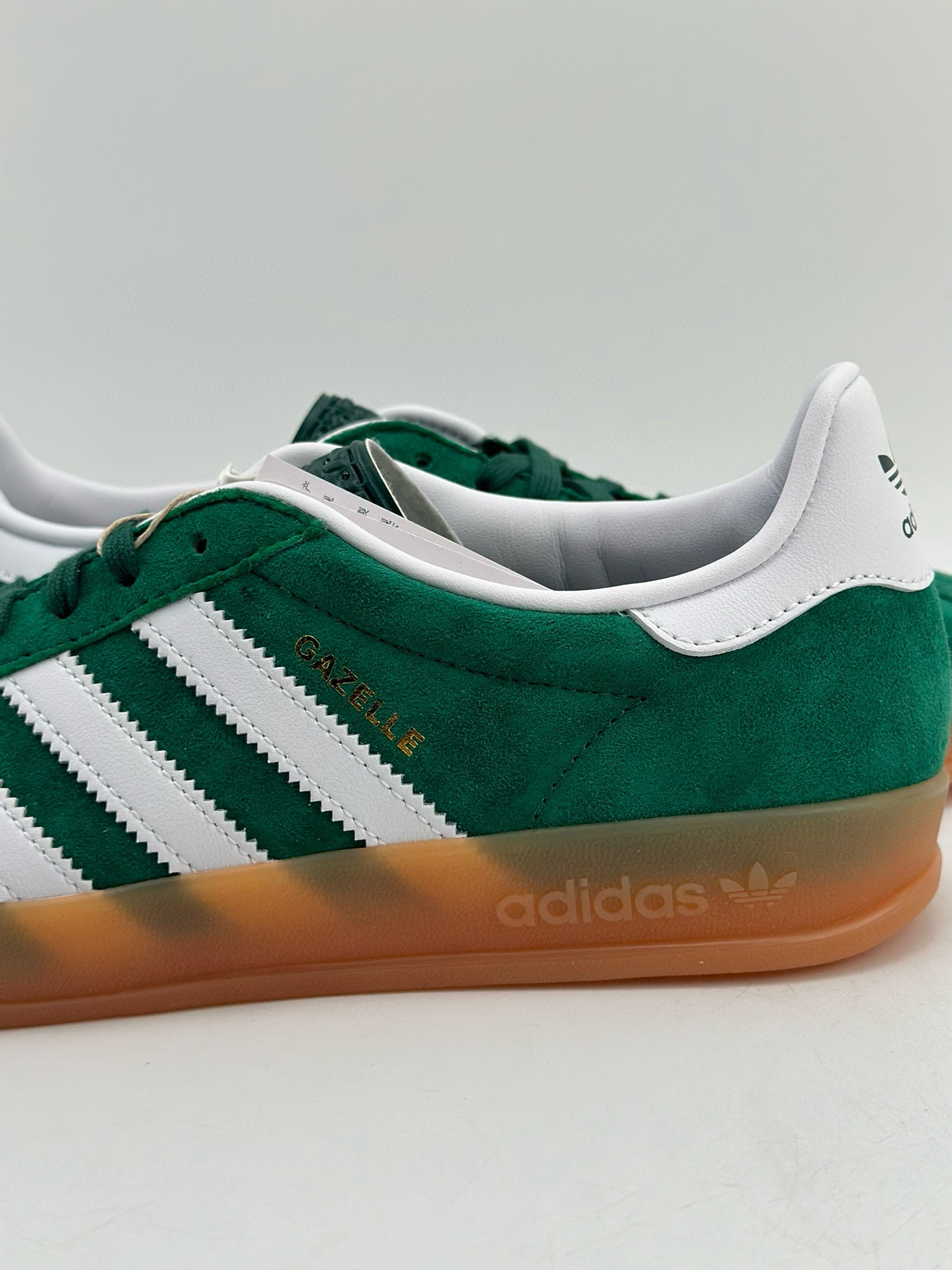 190 adidas Originals Gazelle INdoor 三叶草休闲防滑耐磨低帮板鞋 IG1596