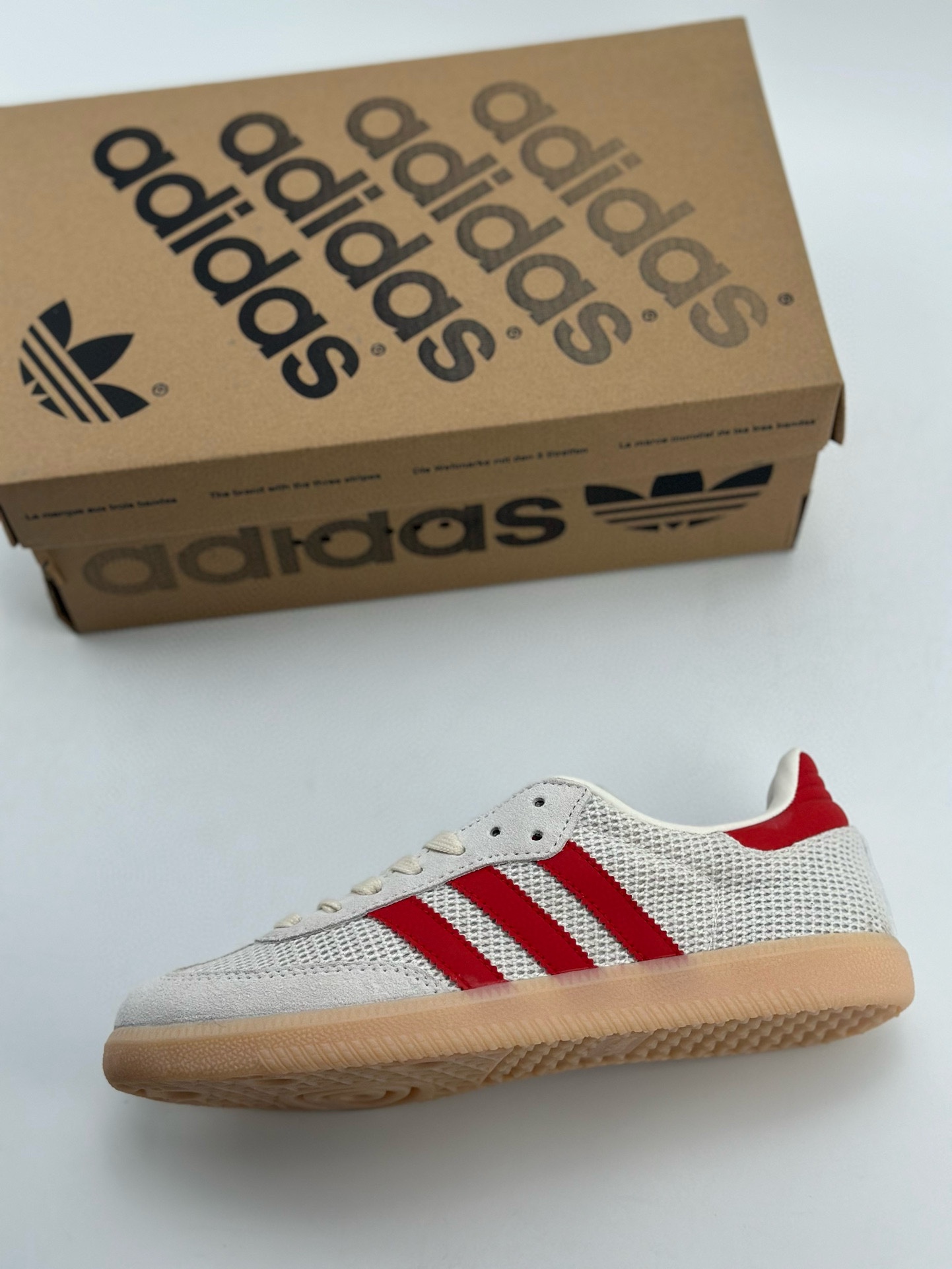 150 adidas originals Samba OG 白红  IG1380