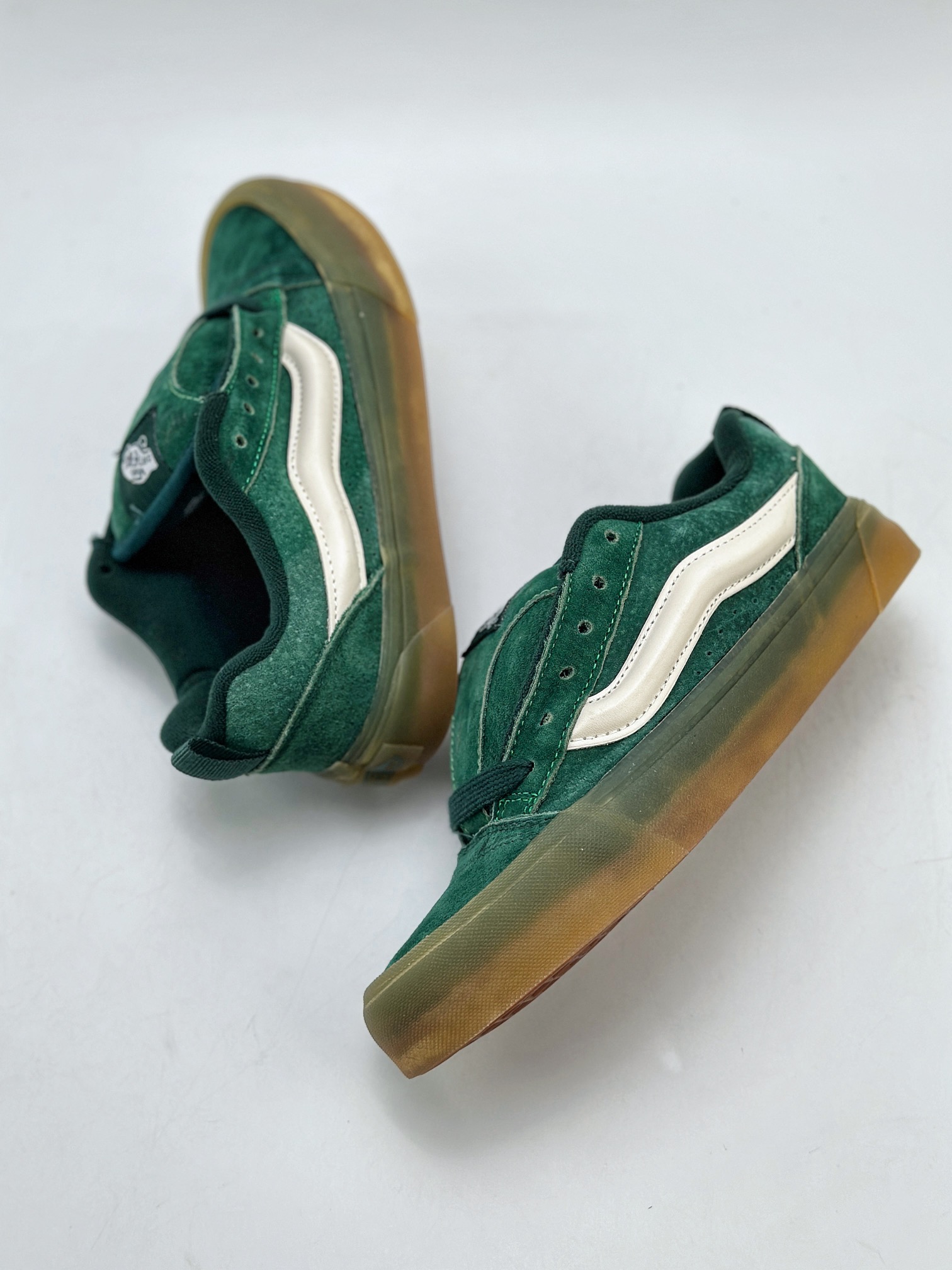 150 Vans Classics Knu Skool 原版绿色猪八面料 厚鞋舌面包鞋 Vans超火的土豆鞋