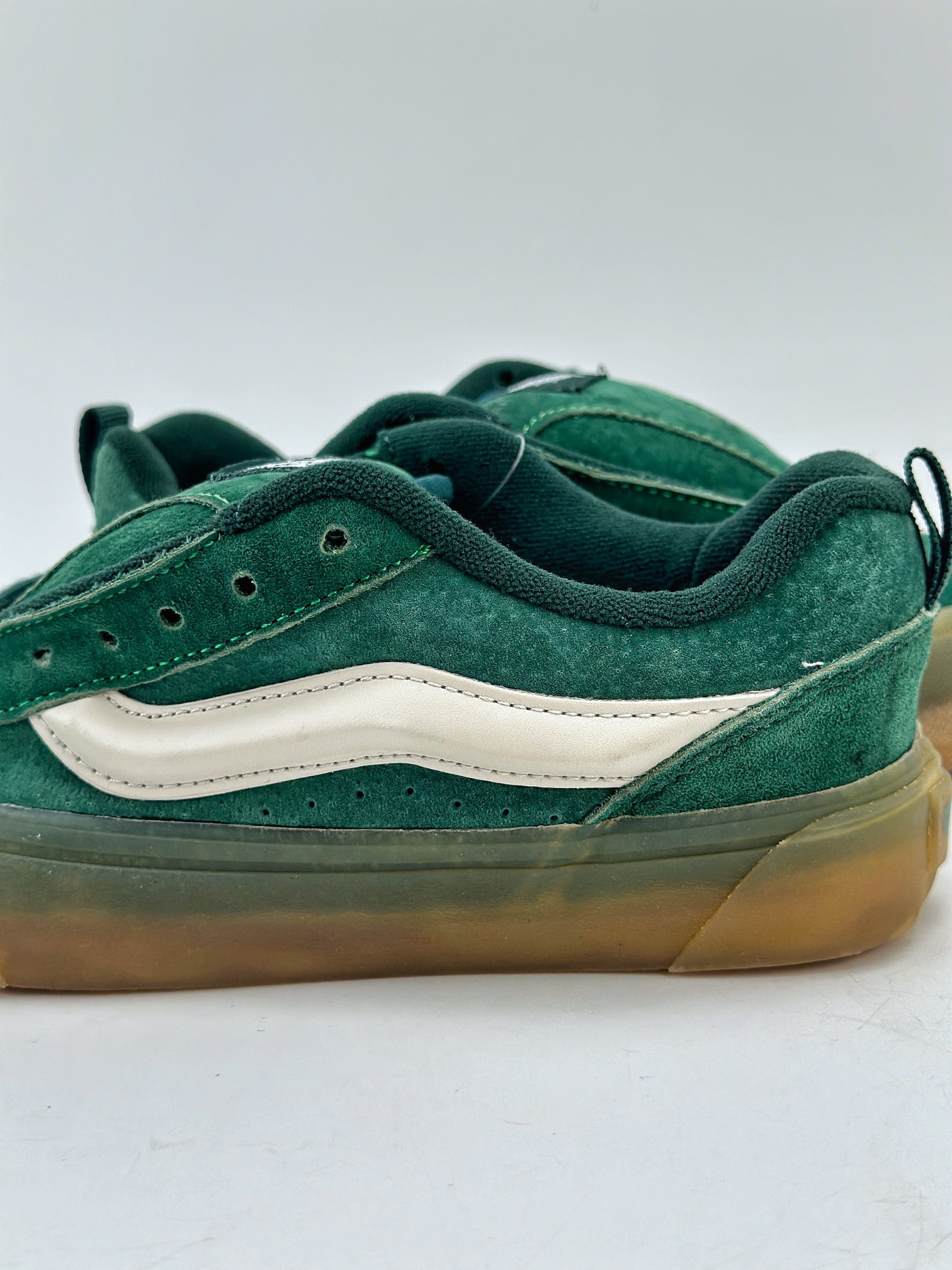 150 Vans Classics Knu Skool 原版绿色猪八面料 厚鞋舌面包鞋 Vans超火的土豆鞋