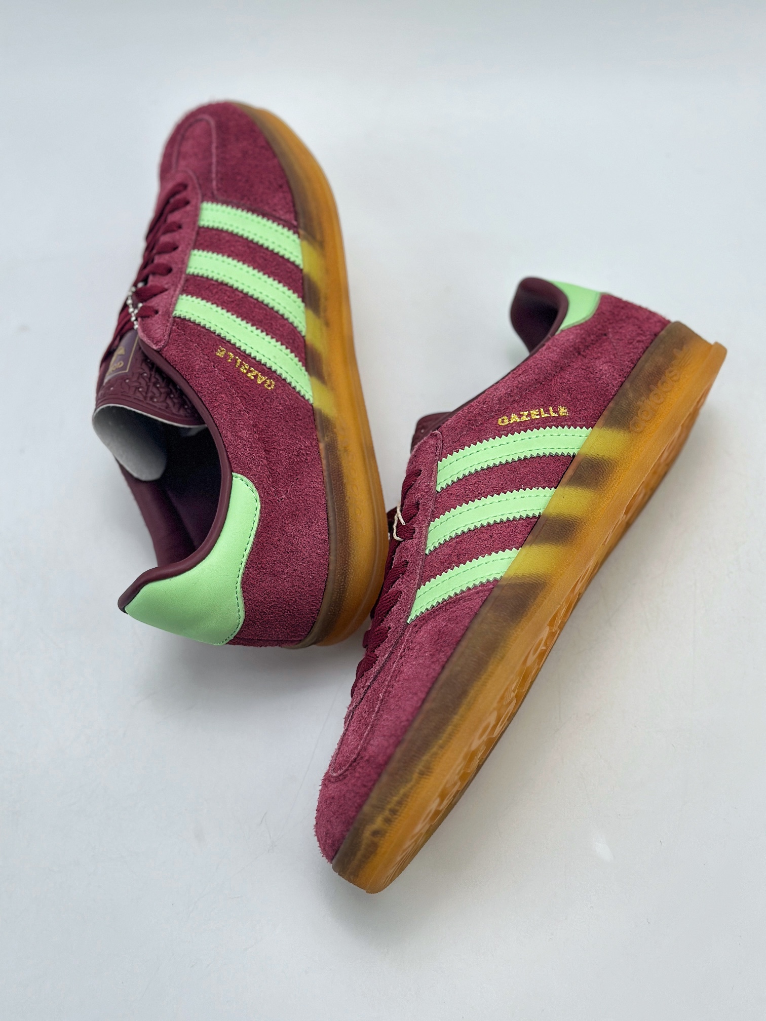 190 adidas Originals Gazelle INdoor 三叶草休闲防滑耐磨低帮板鞋 IH7487