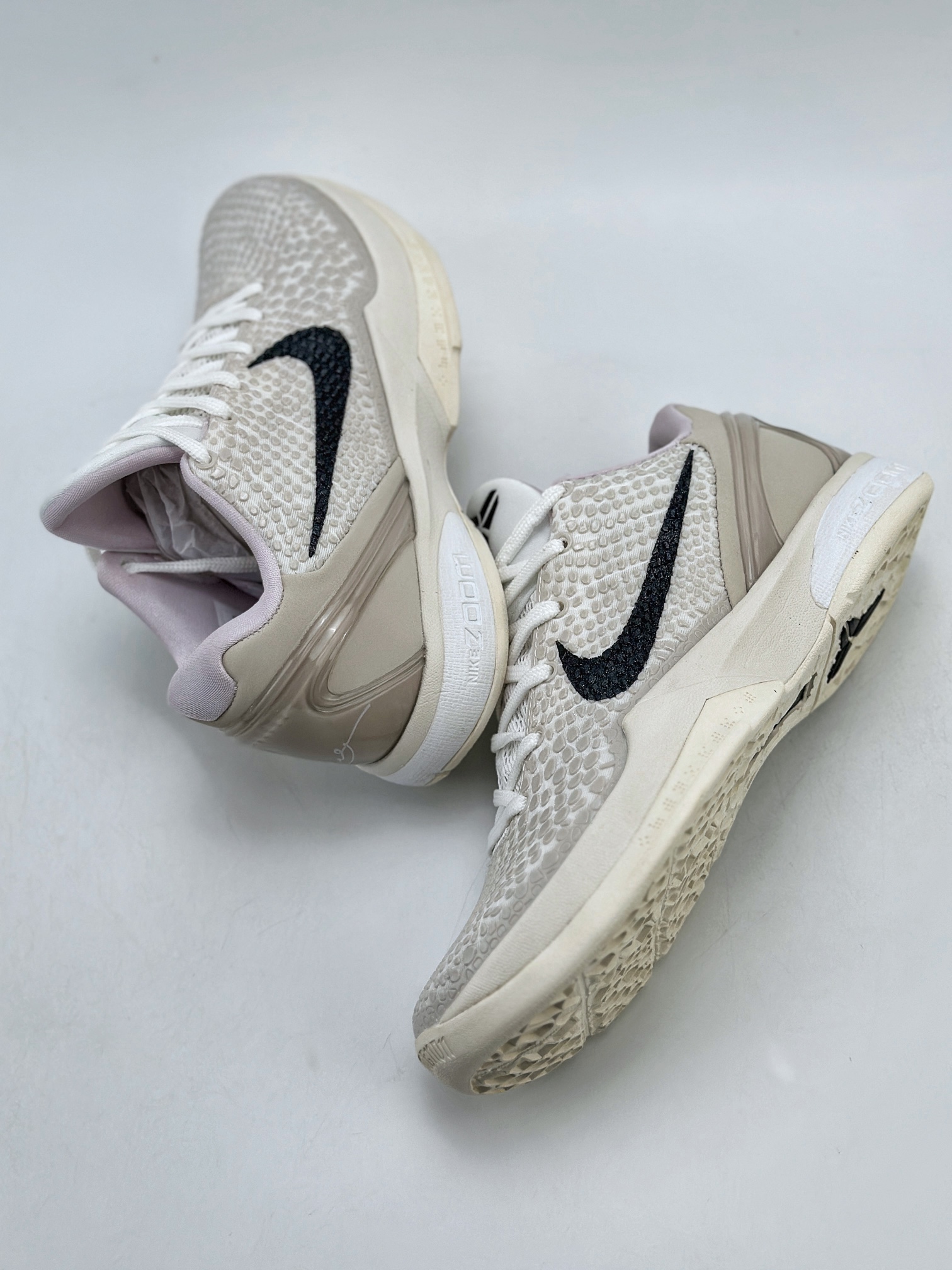 Nike Zoom KOBE 6 Protro VI ”Sail” Beige Kobe VI Low-top Sports Basketball Shoes 429659-800