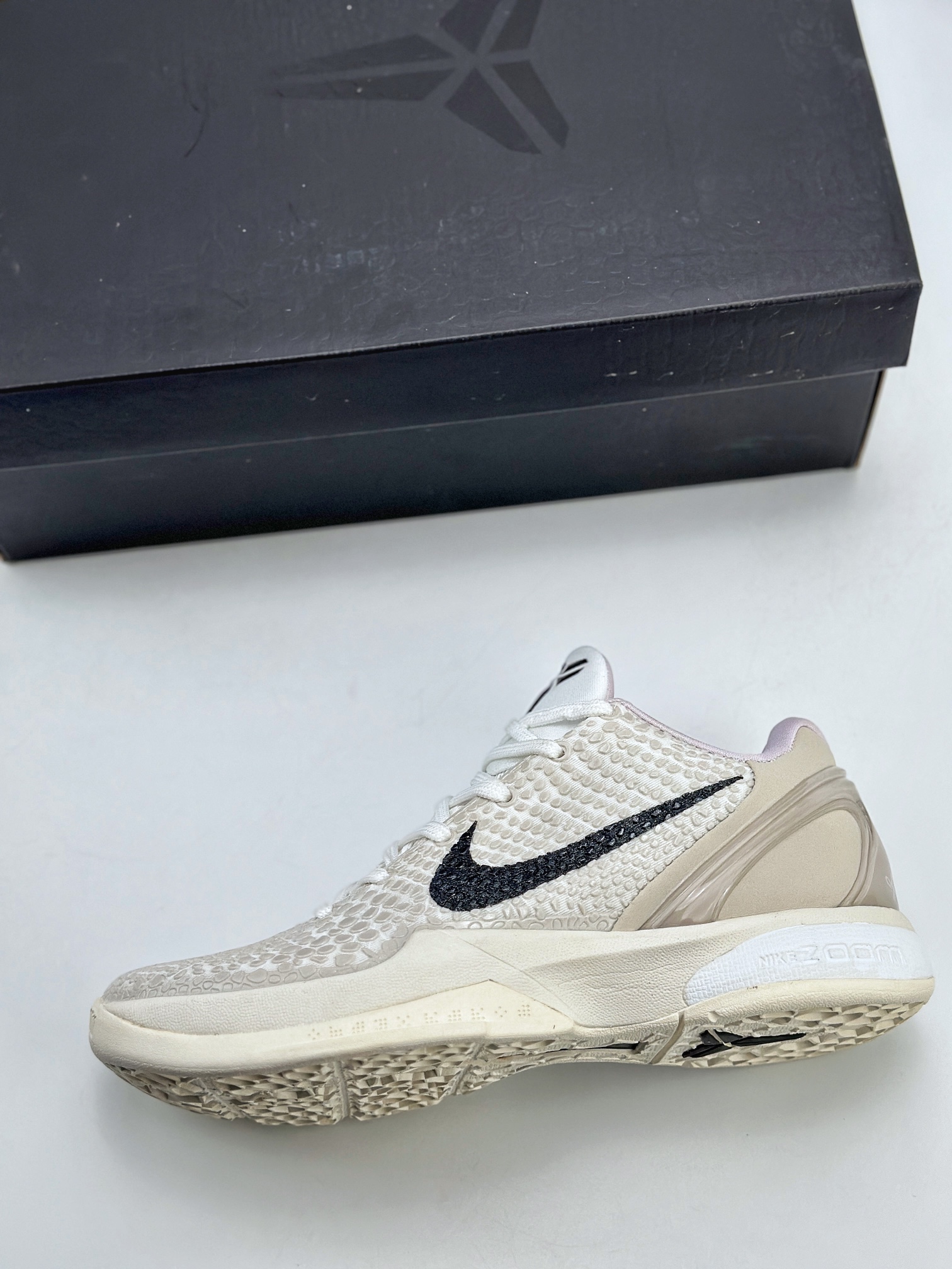 Nike Zoom KOBE 6 Protro VI ”Sail” Beige Kobe VI Low-top Sports Basketball Shoes 429659-800