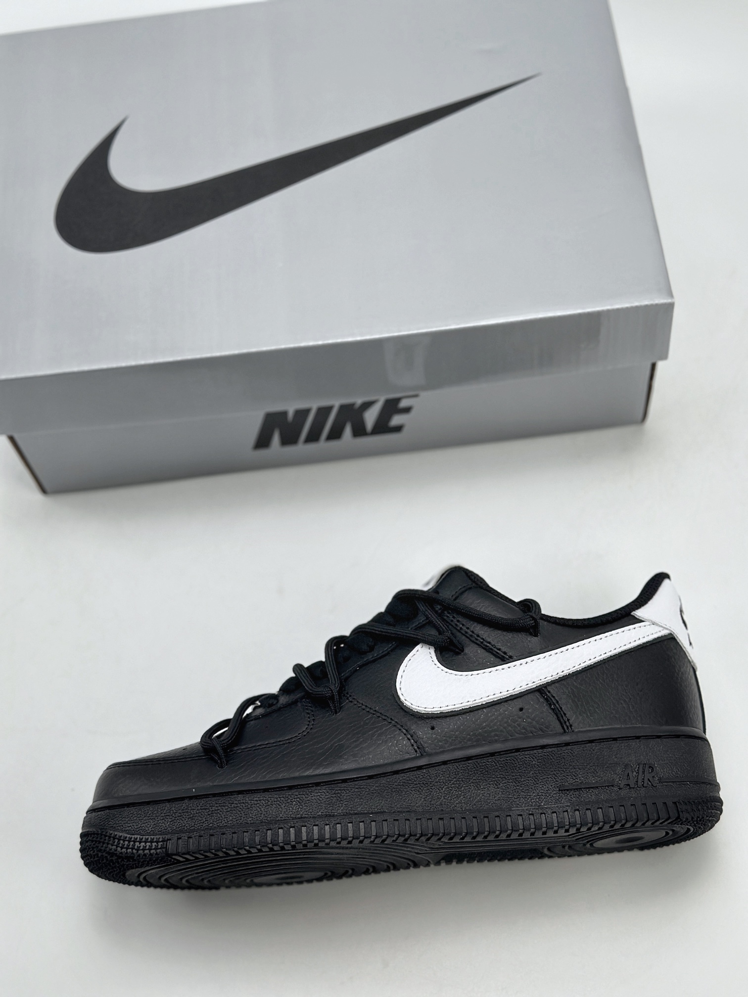 260 Nike Air Force 1 Low 07 黑豹定制 牛奶奥利奥 黑白 ZH0316-018