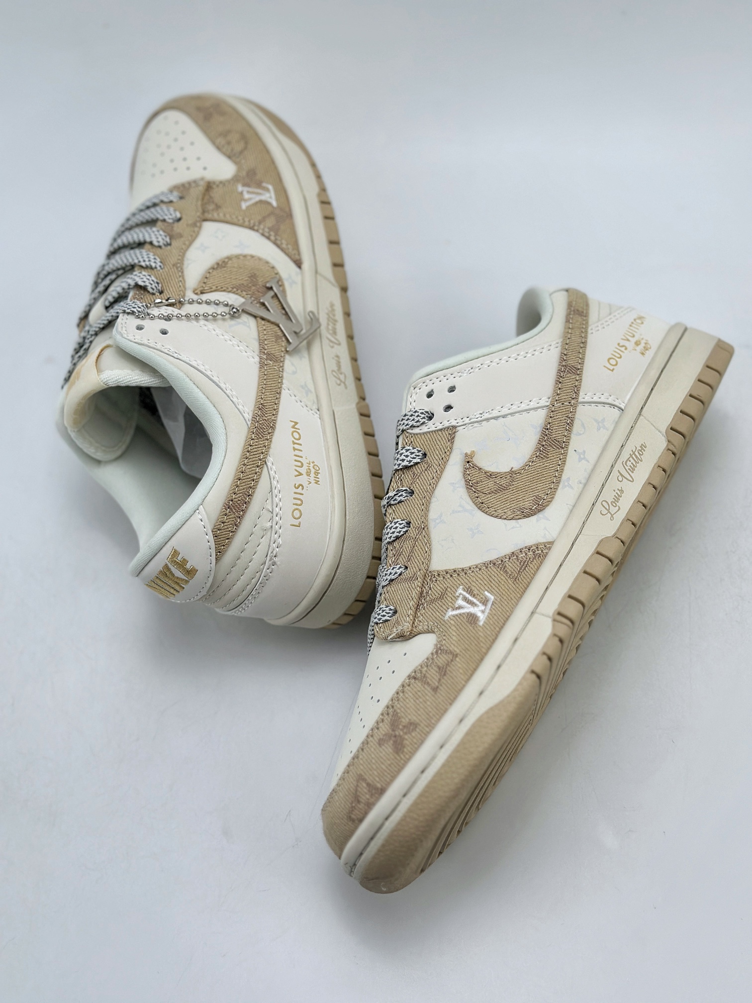 280 Nike SB Dunk Low x Louis Vuitton 白黄 XP3802-337