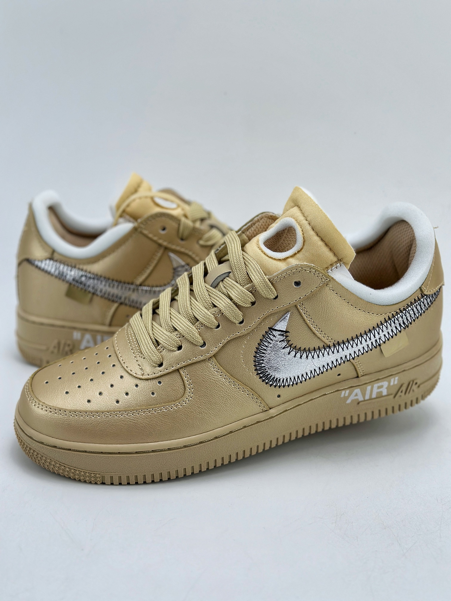 220 Nike Air Force 1 Low 07 x OFF-WHITE 暗金 DX1419-900