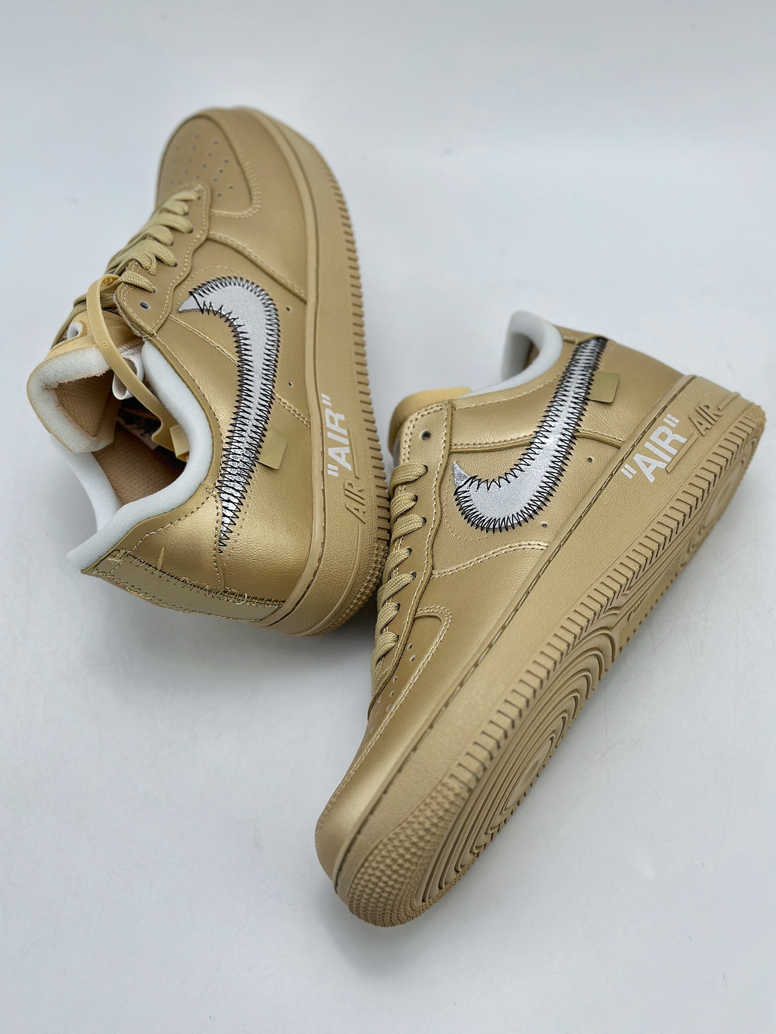 220 Nike Air Force 1 Low 07 x OFF-WHITE 暗金 DX1419-900