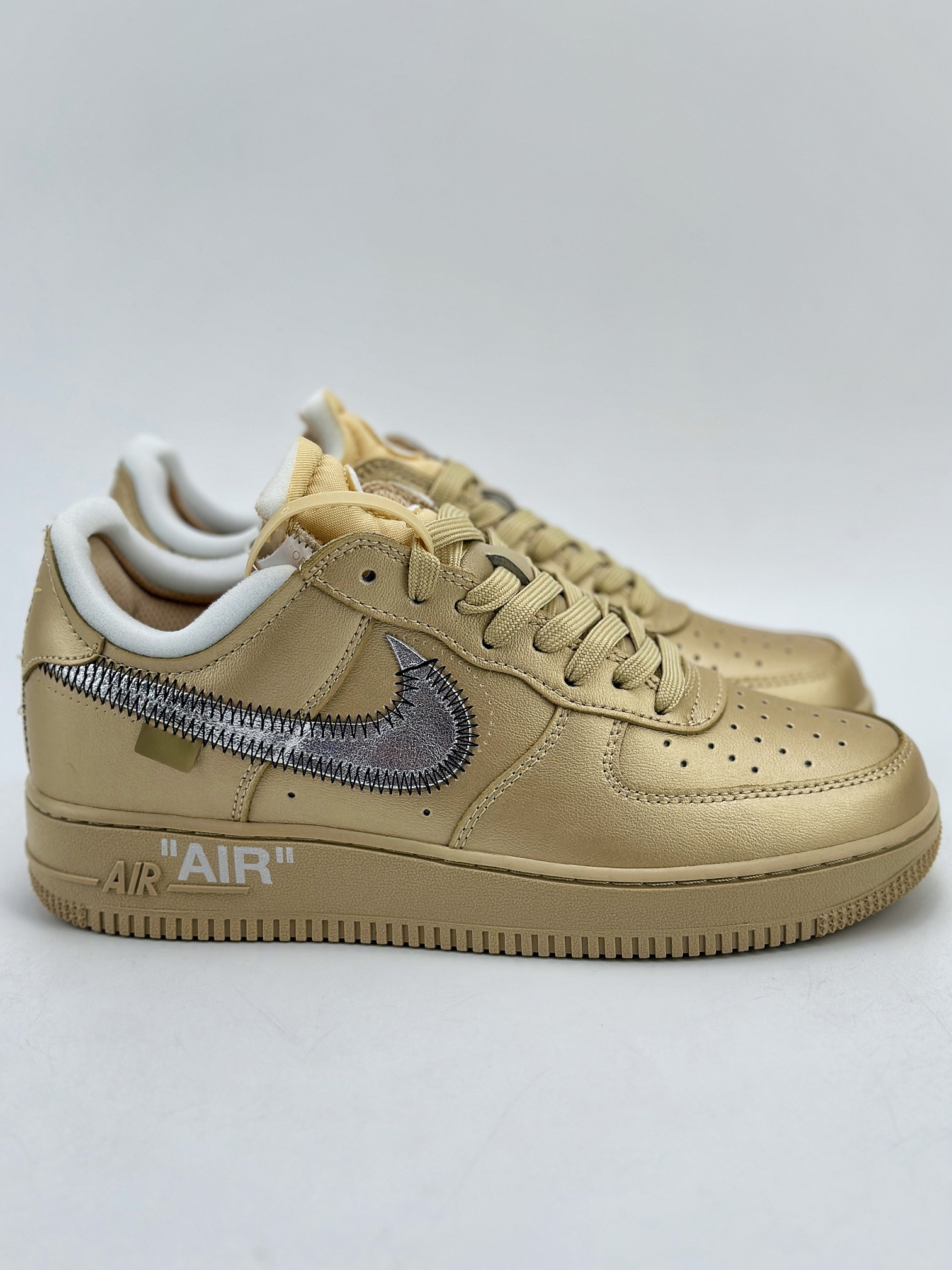 220 Nike Air Force 1 Low 07 x OFF-WHITE 暗金 DX1419-900