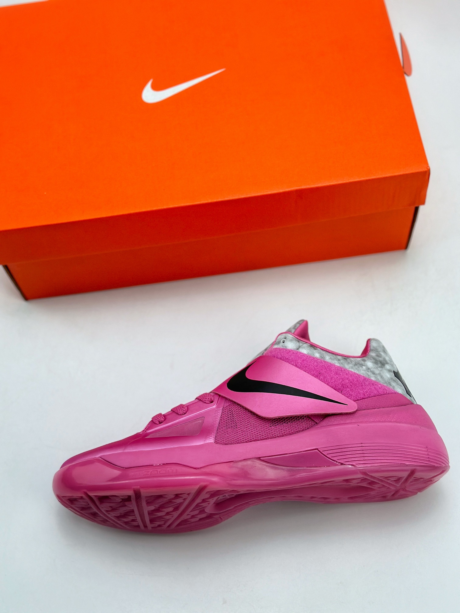 240 Nike Zoom KD Ⅳ Aunt Pearl 粉色 杜兰特4代实战篮球鞋 473679-601